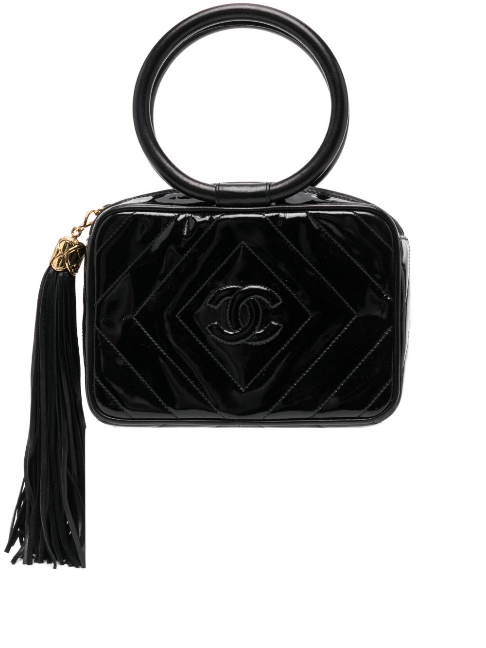 1990 Tassel Chevron tote bag