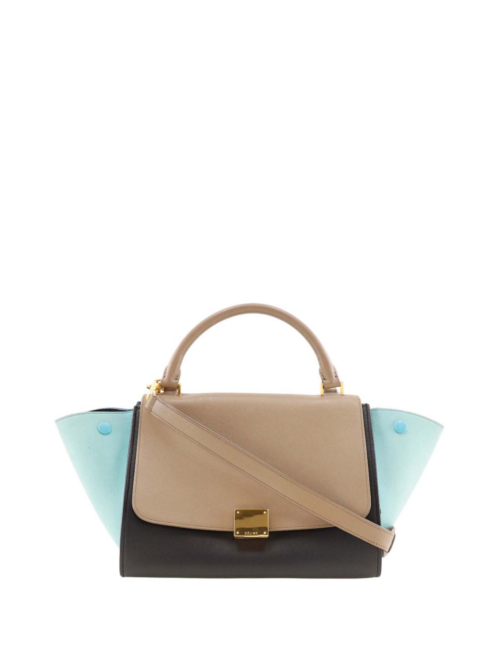 2011-2016 Small Tricolor Leather Trapeze satchel