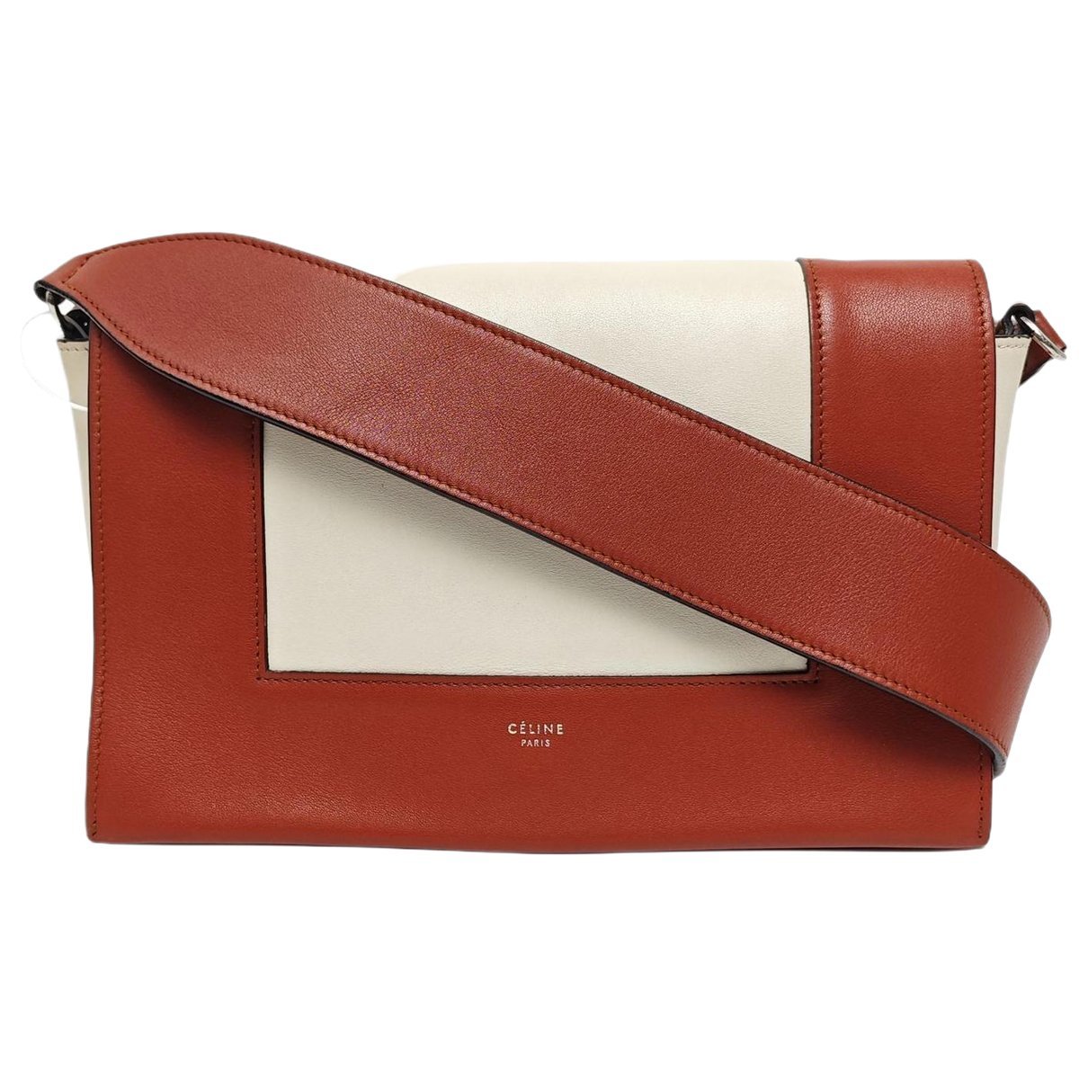 Frame leather crossbody bag