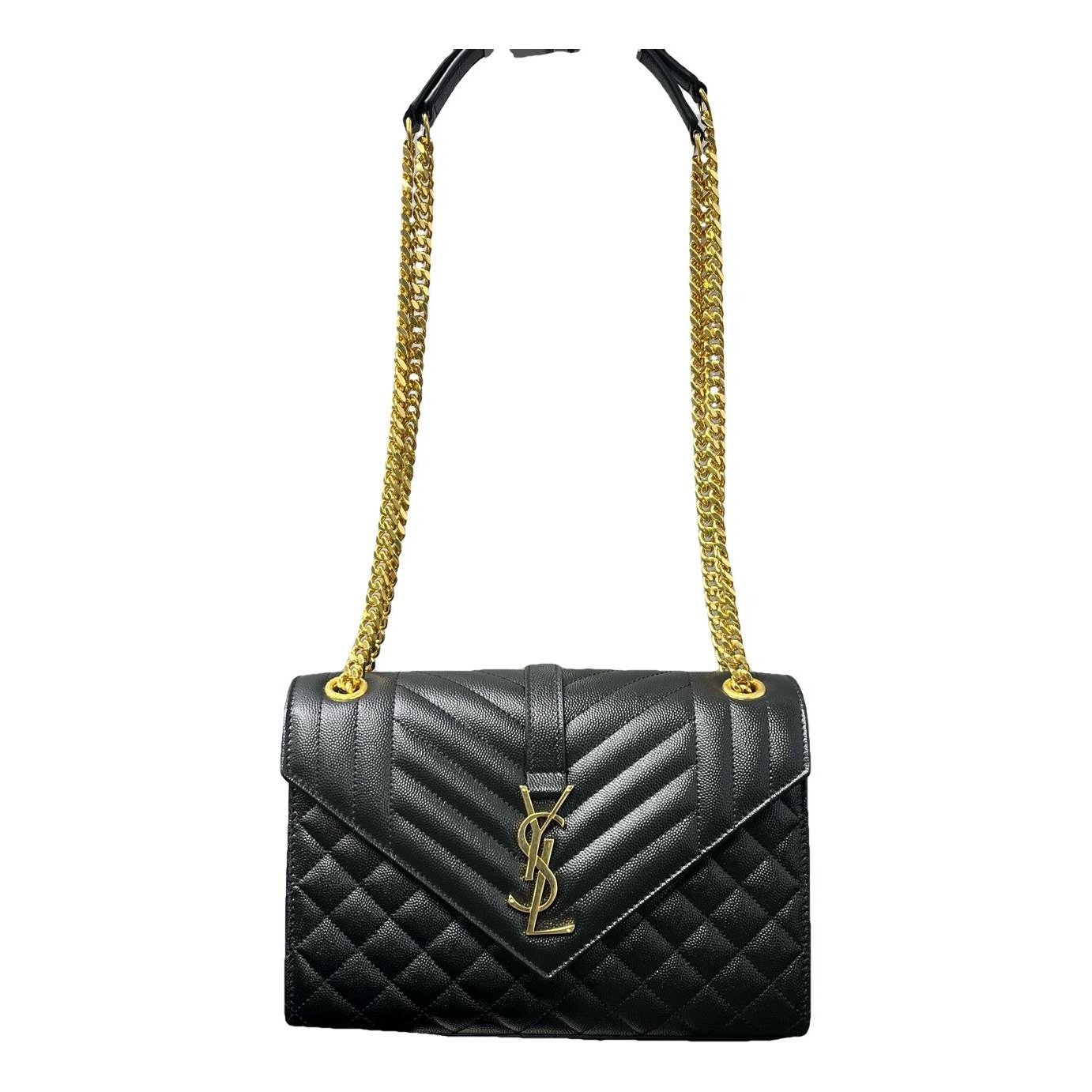 Envelope leather crossbody bag