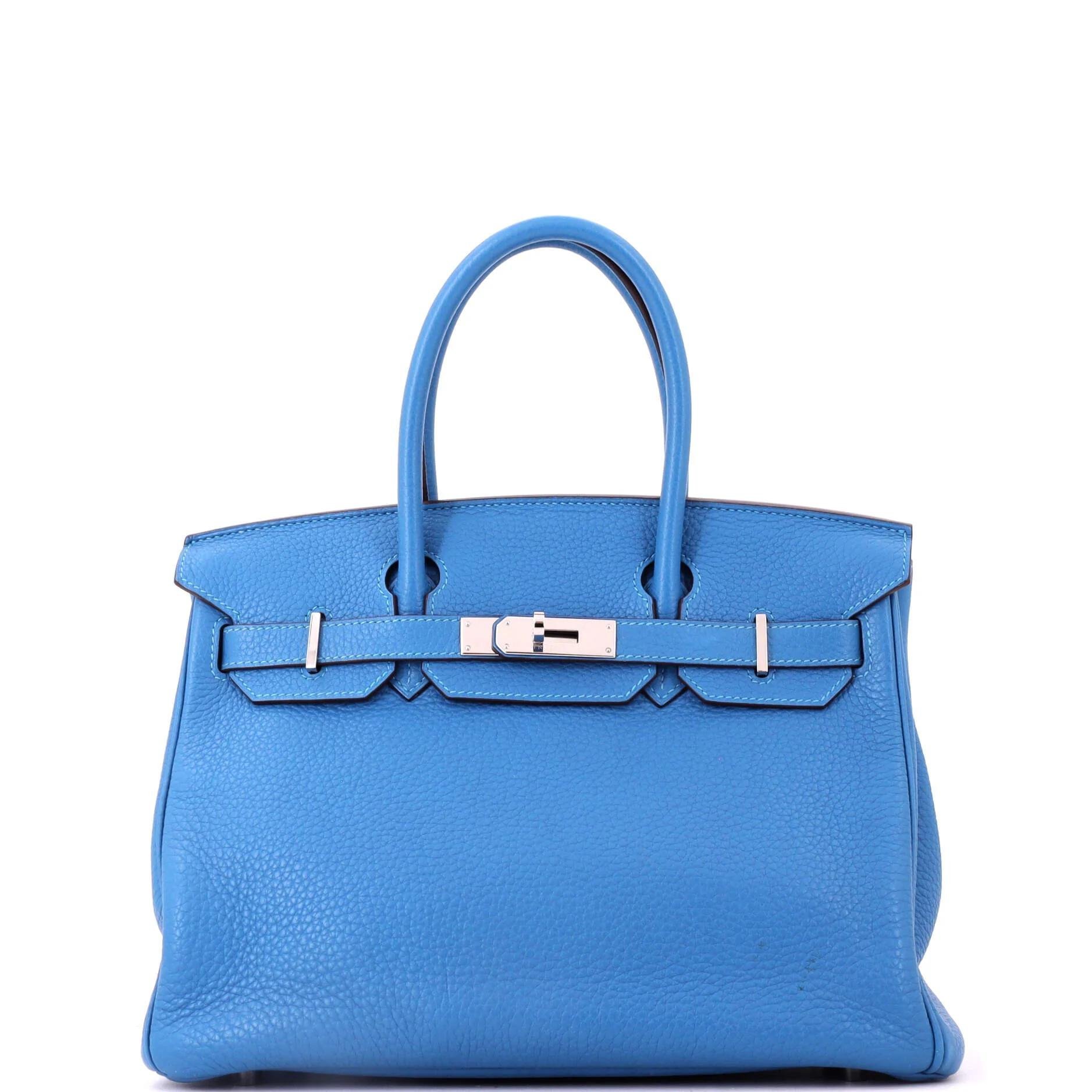 Birkin 30 leather handbag
