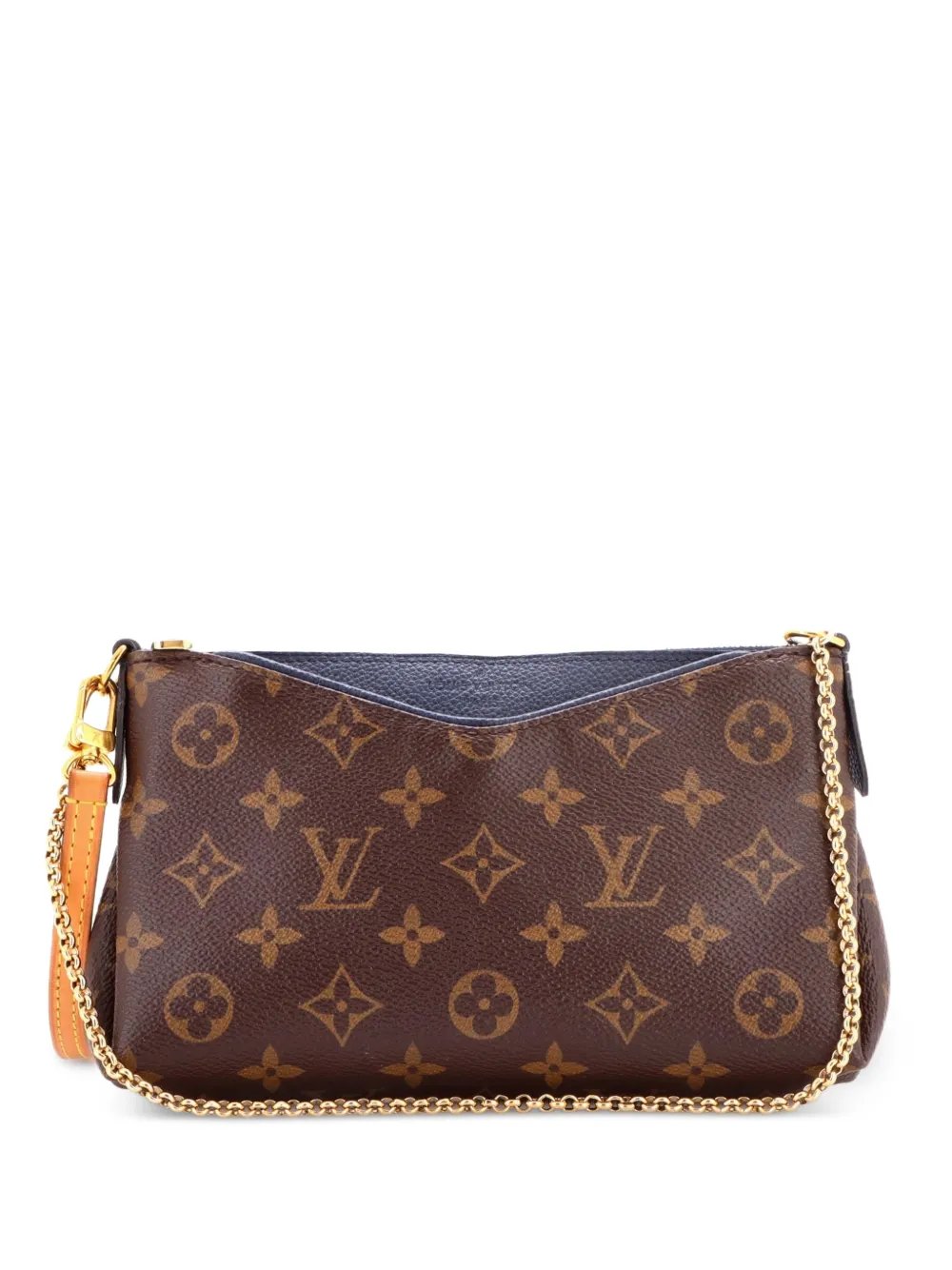 Pallas Monogram Canvas with Leather clutch bag