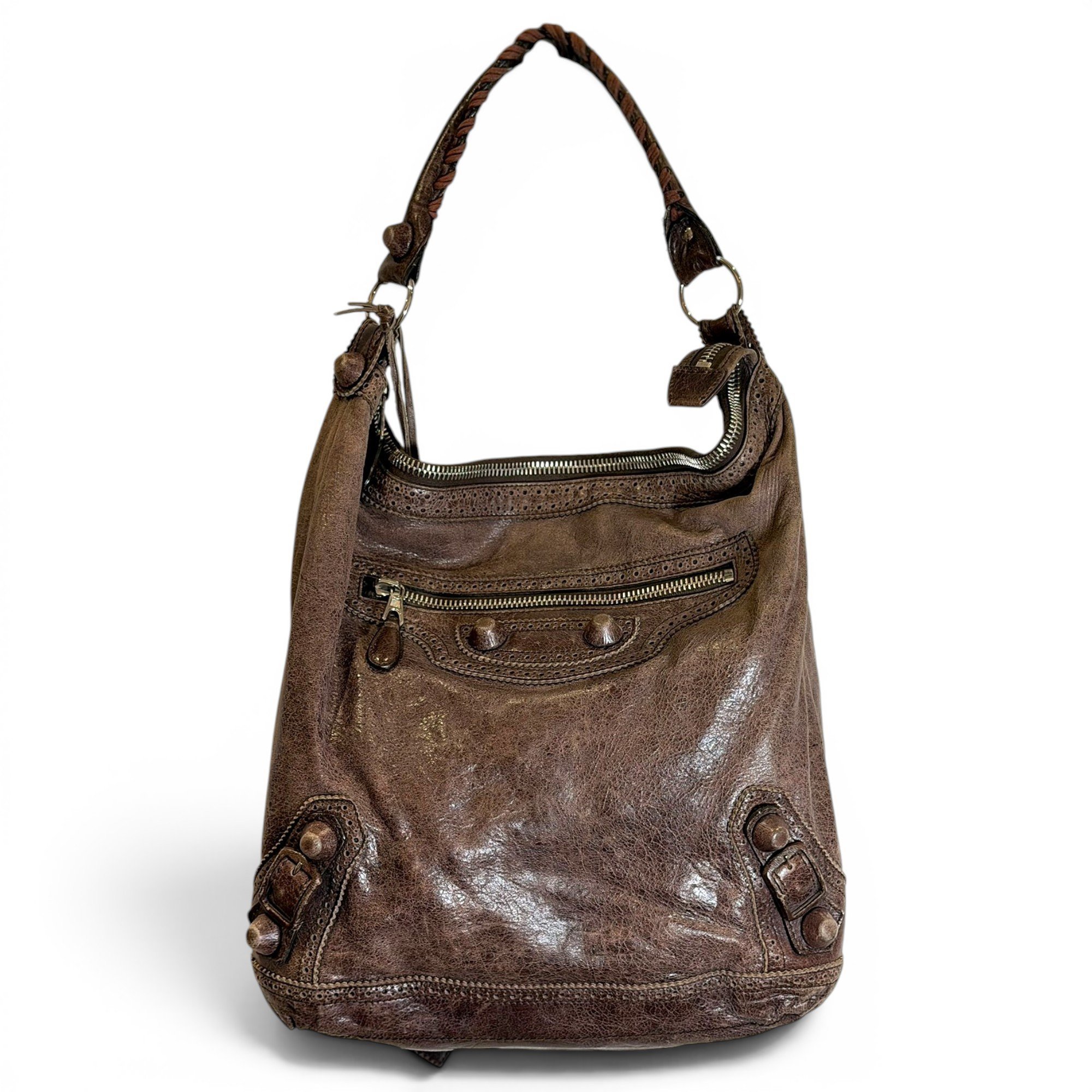 Day leather handbag