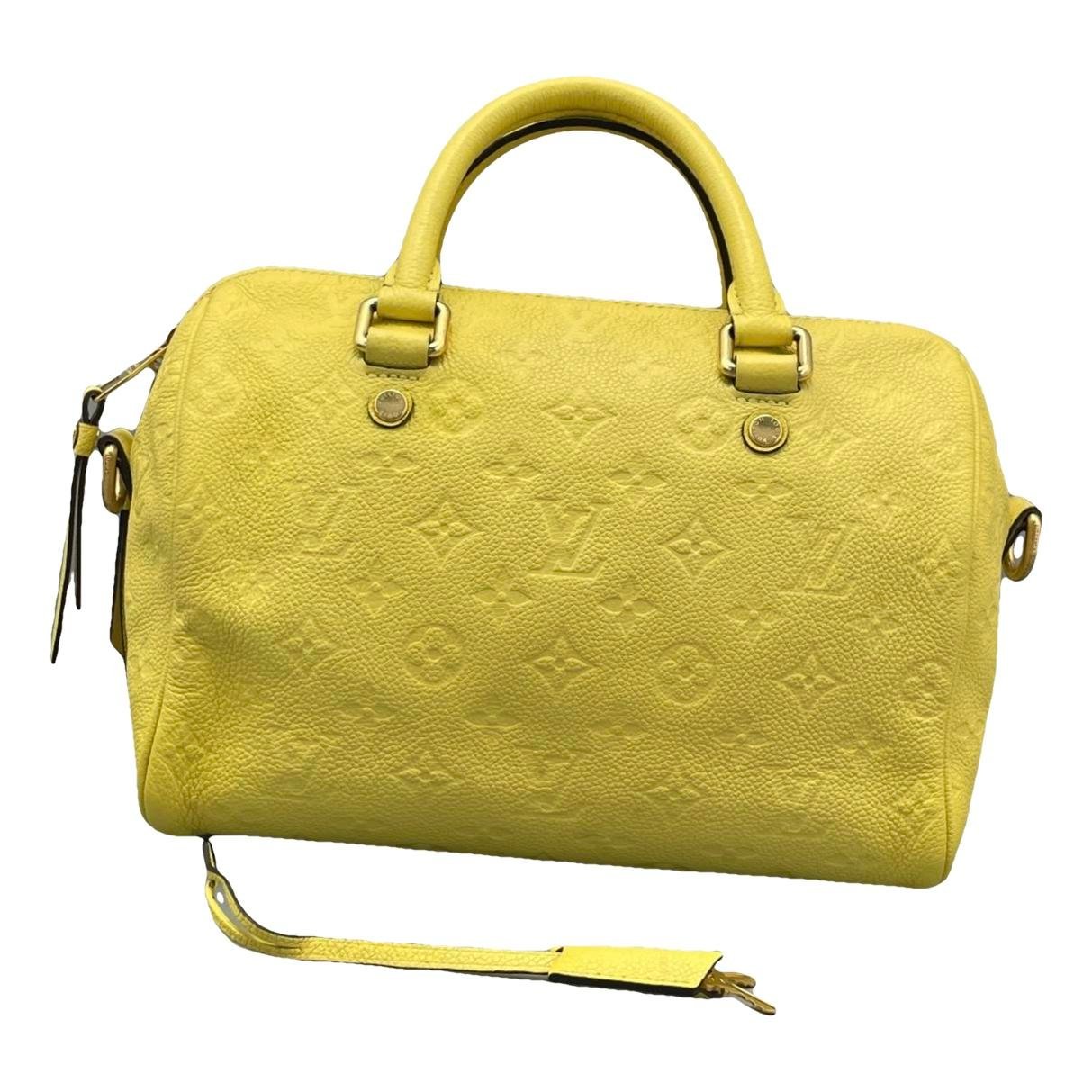 Speedy leather handbag