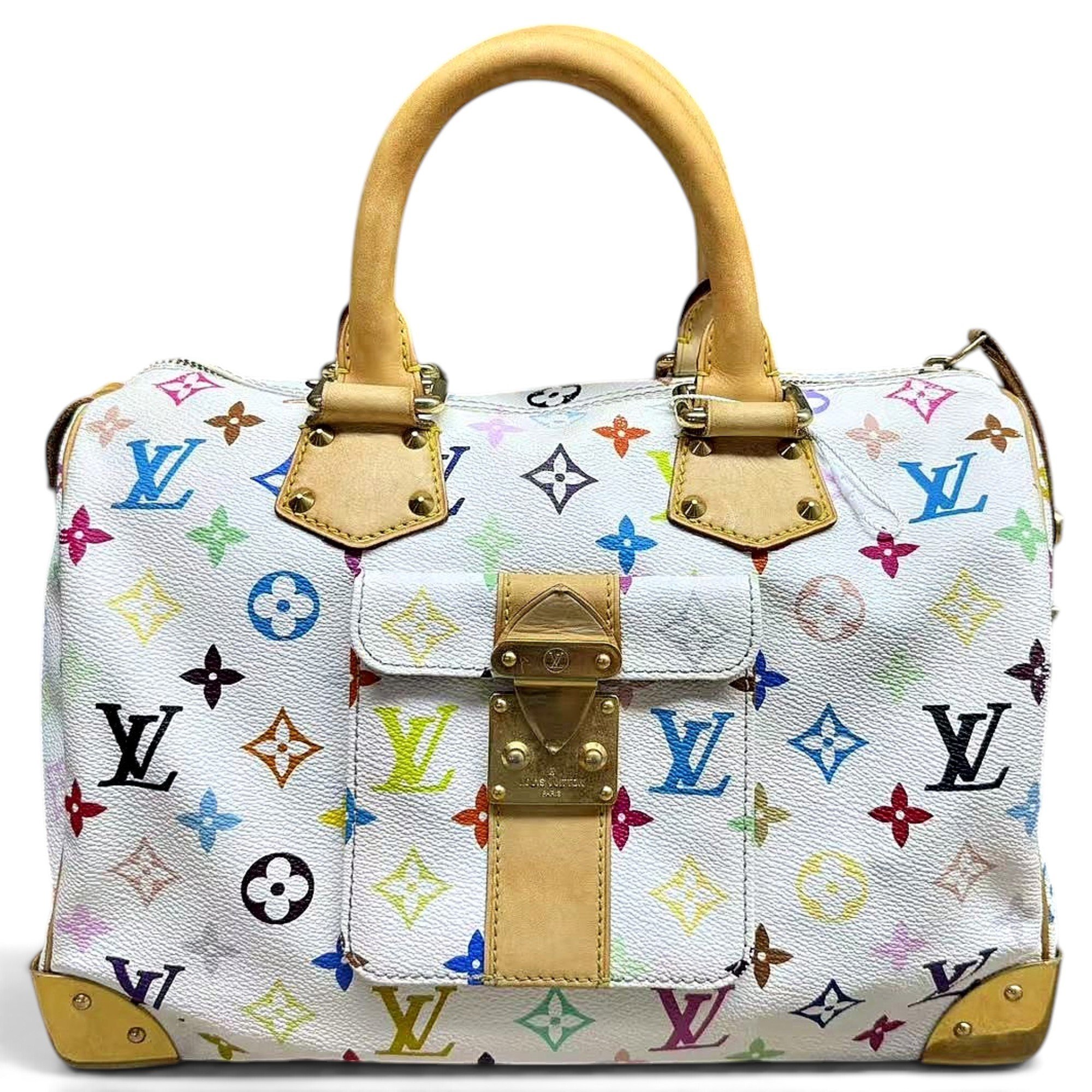 Speedy leather handbag