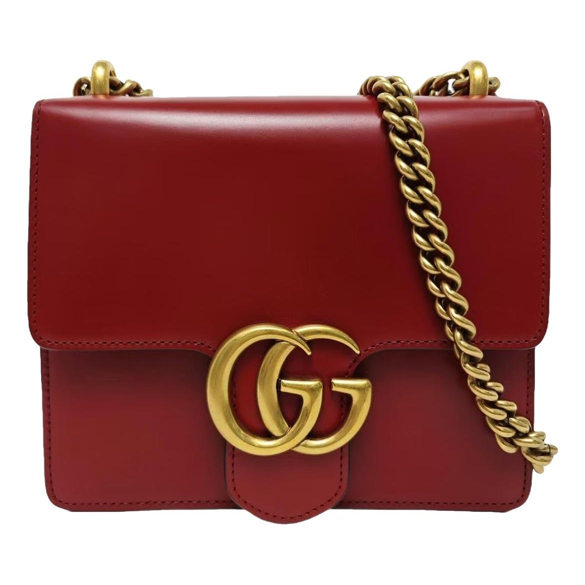 GG Marmont Flap leather mini bag