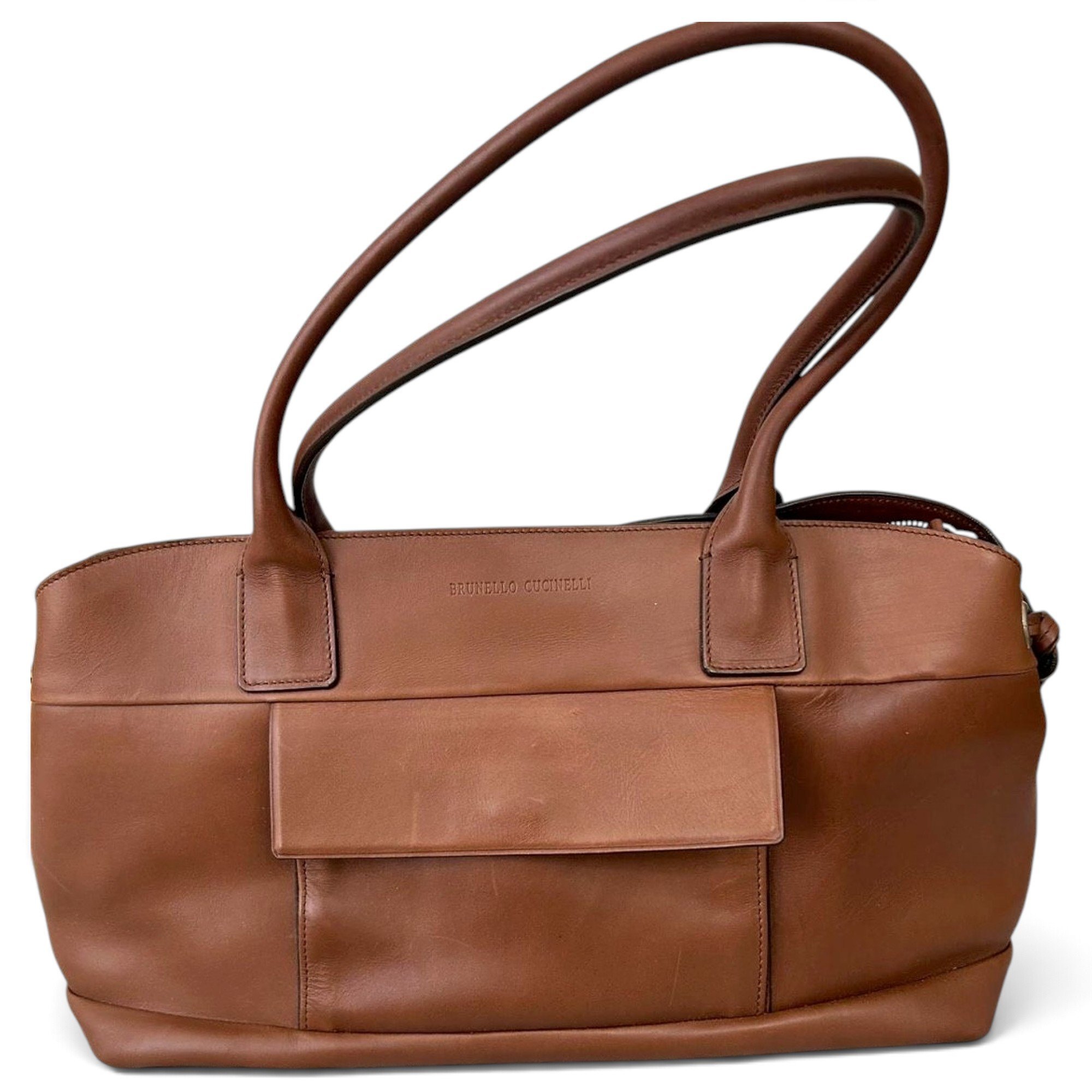 Leather handbag