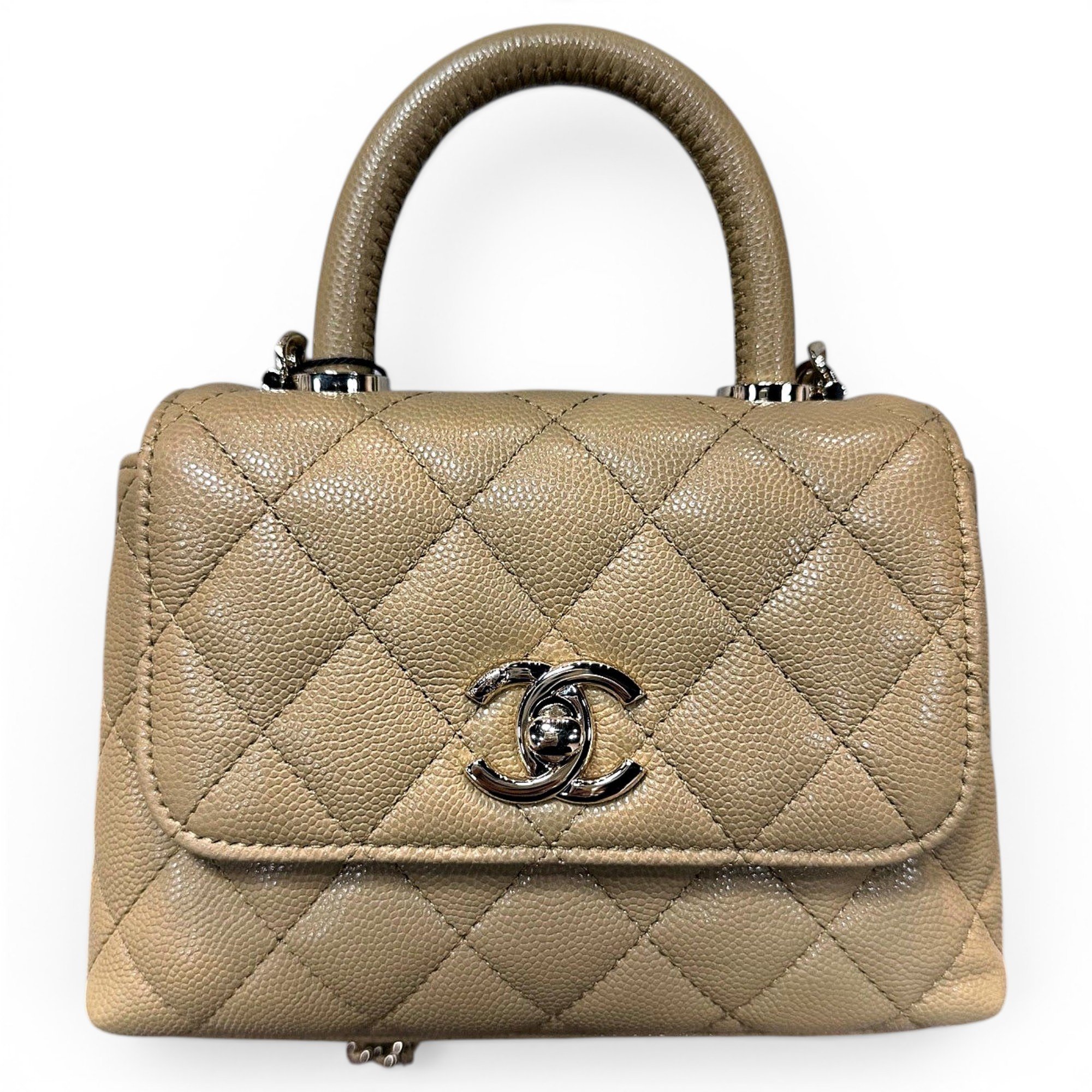 Coco Handle leather handbag