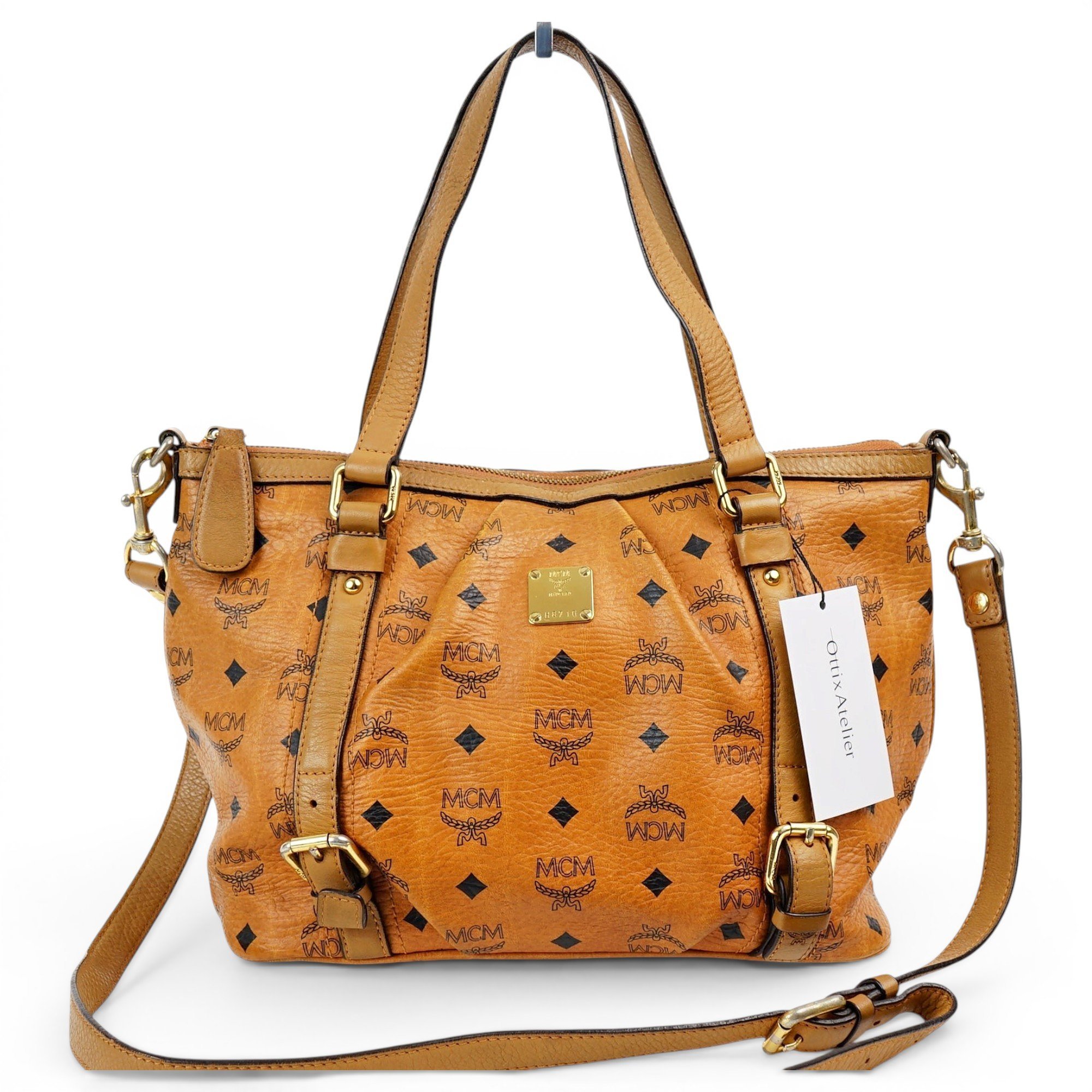 Leather tote