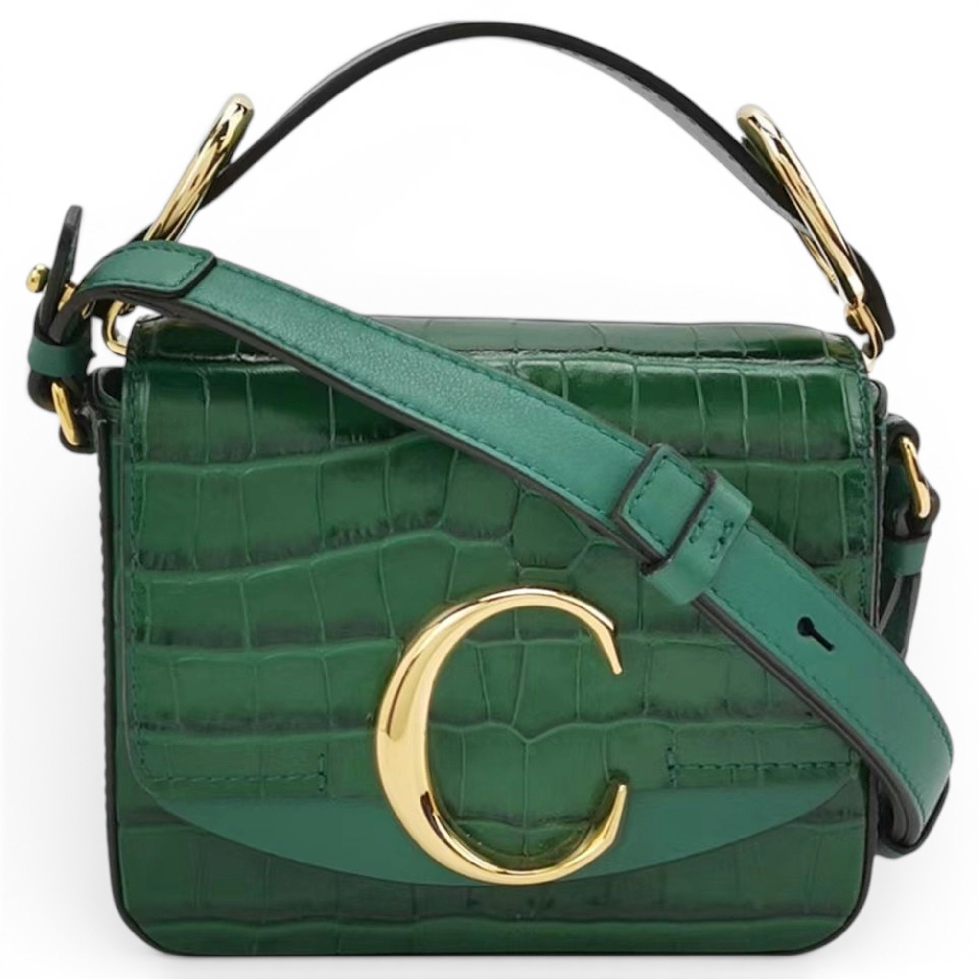 C leather handbag