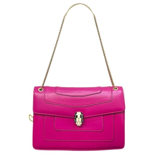 Serpenti leather handbag
