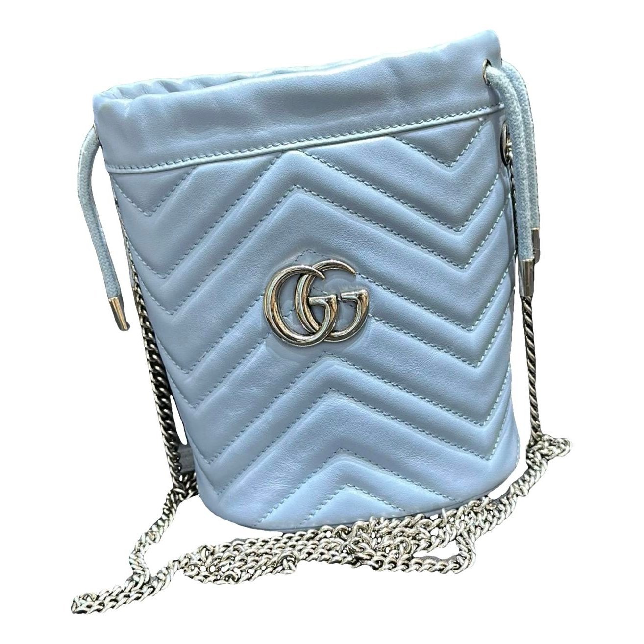 GG Marmont Chain Bucket leather handbag