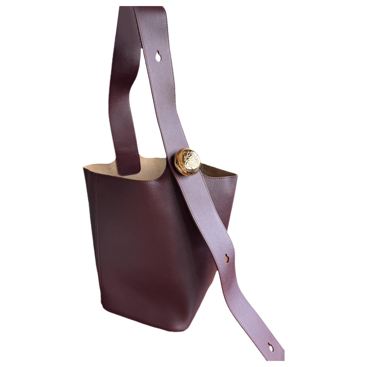Pebble leather handbag