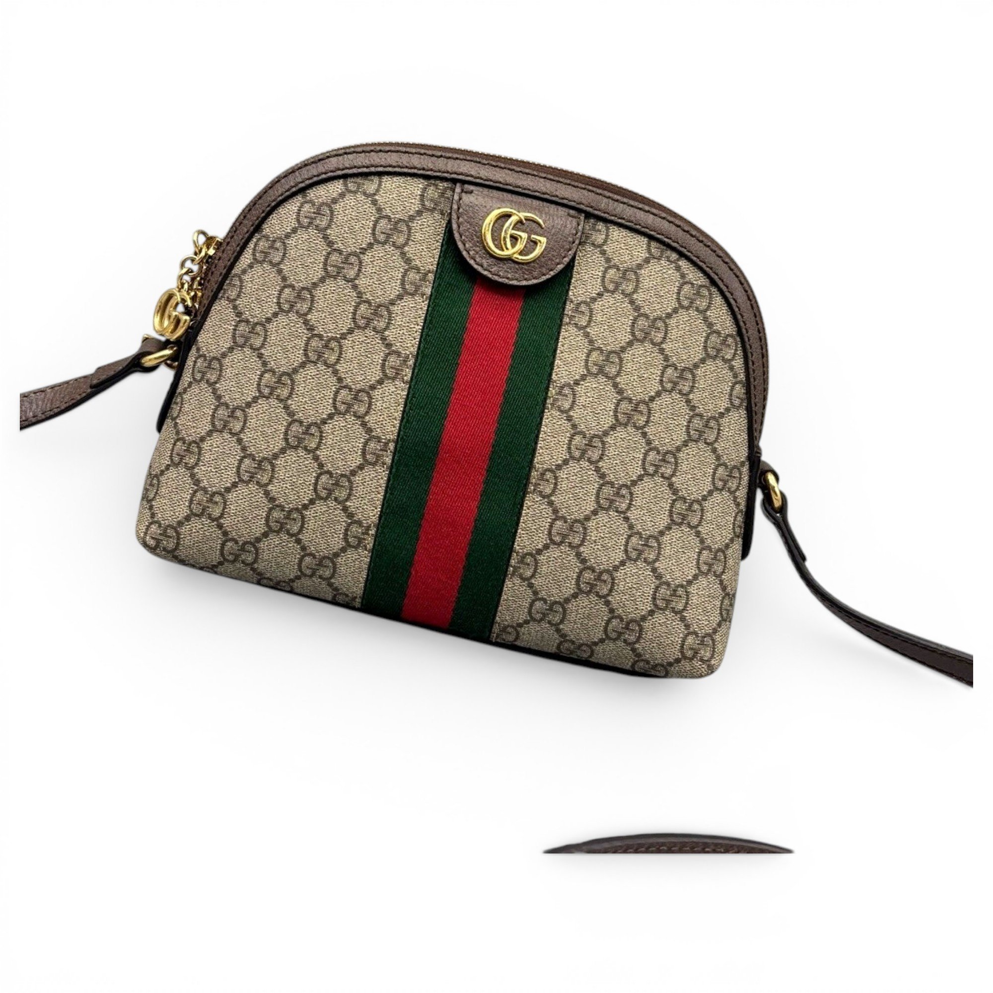 Ophidia Dome leather handbag