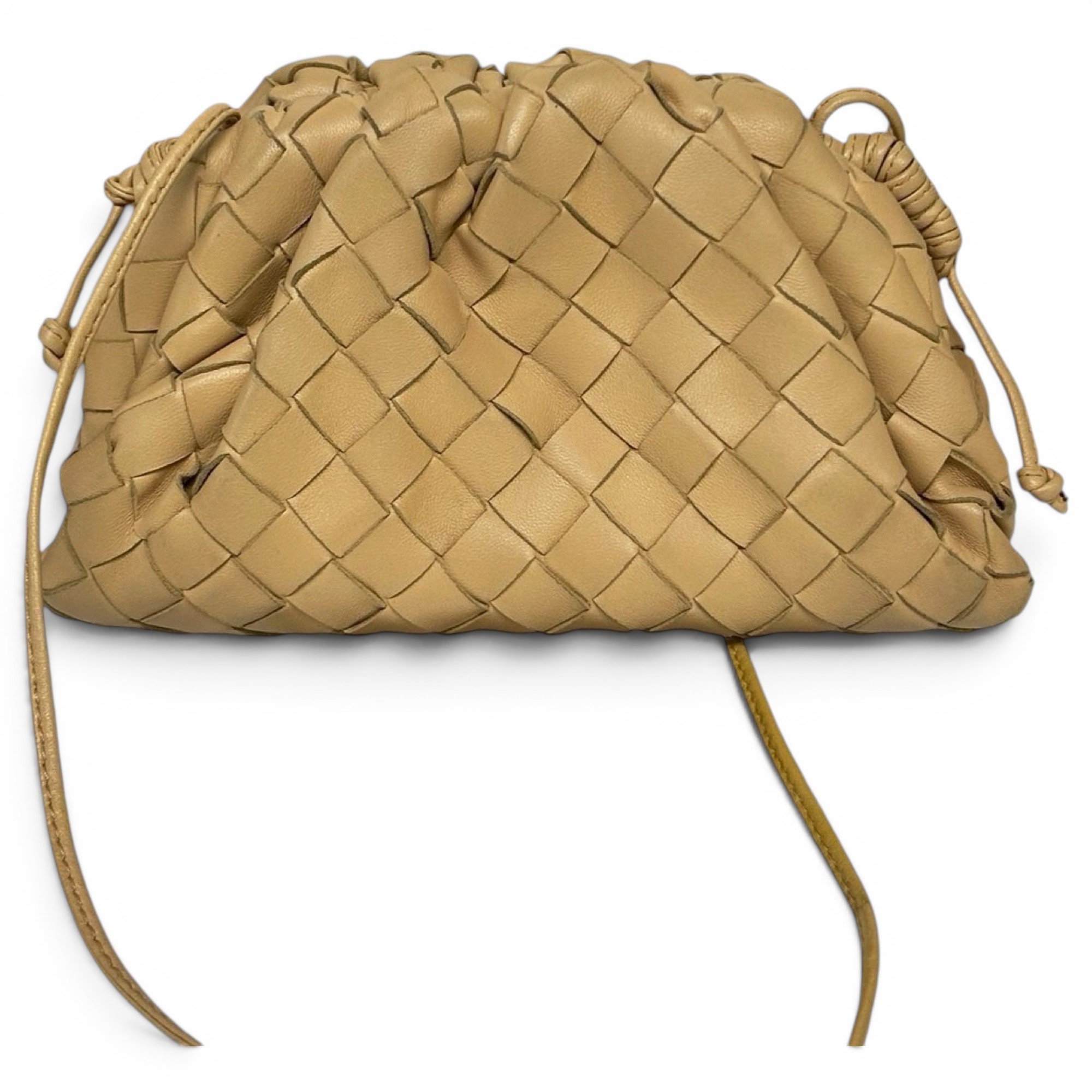 Pouch leather handbag