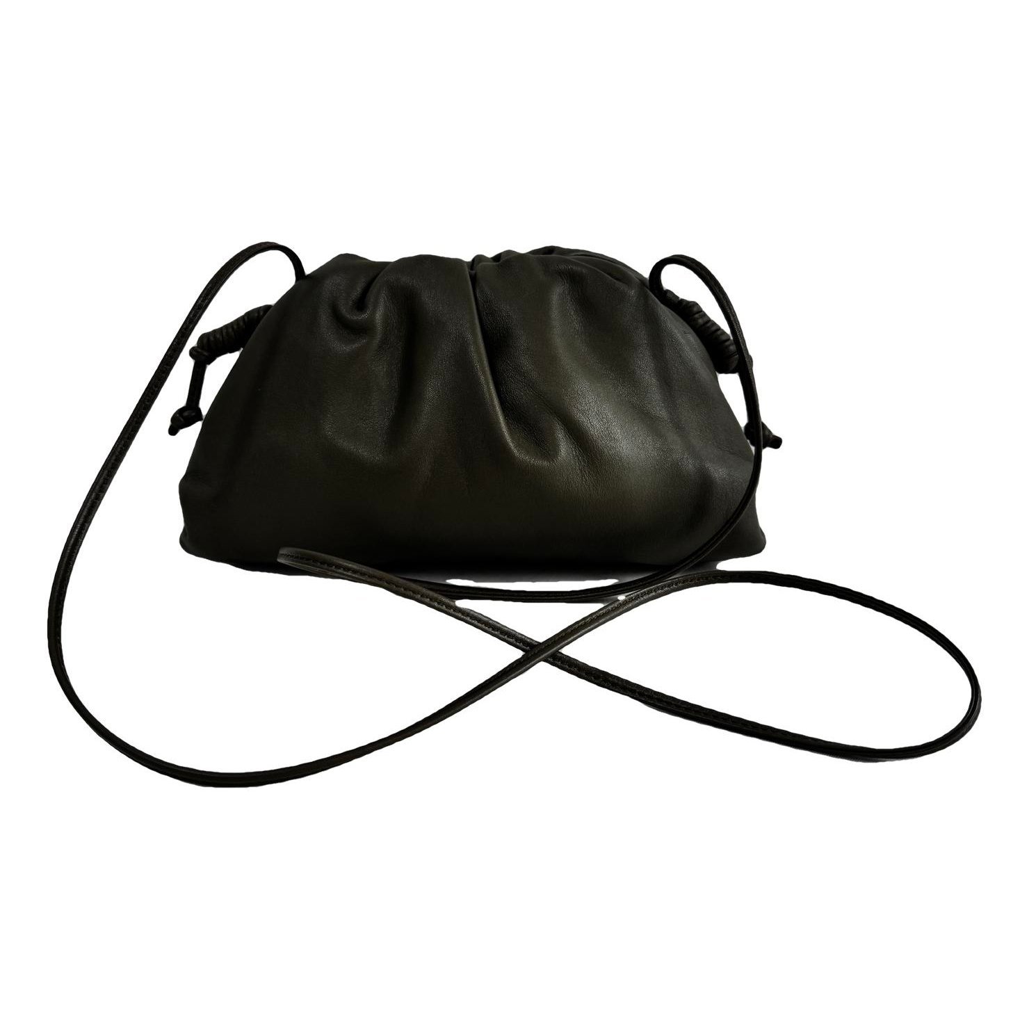Pouch leather handbag
