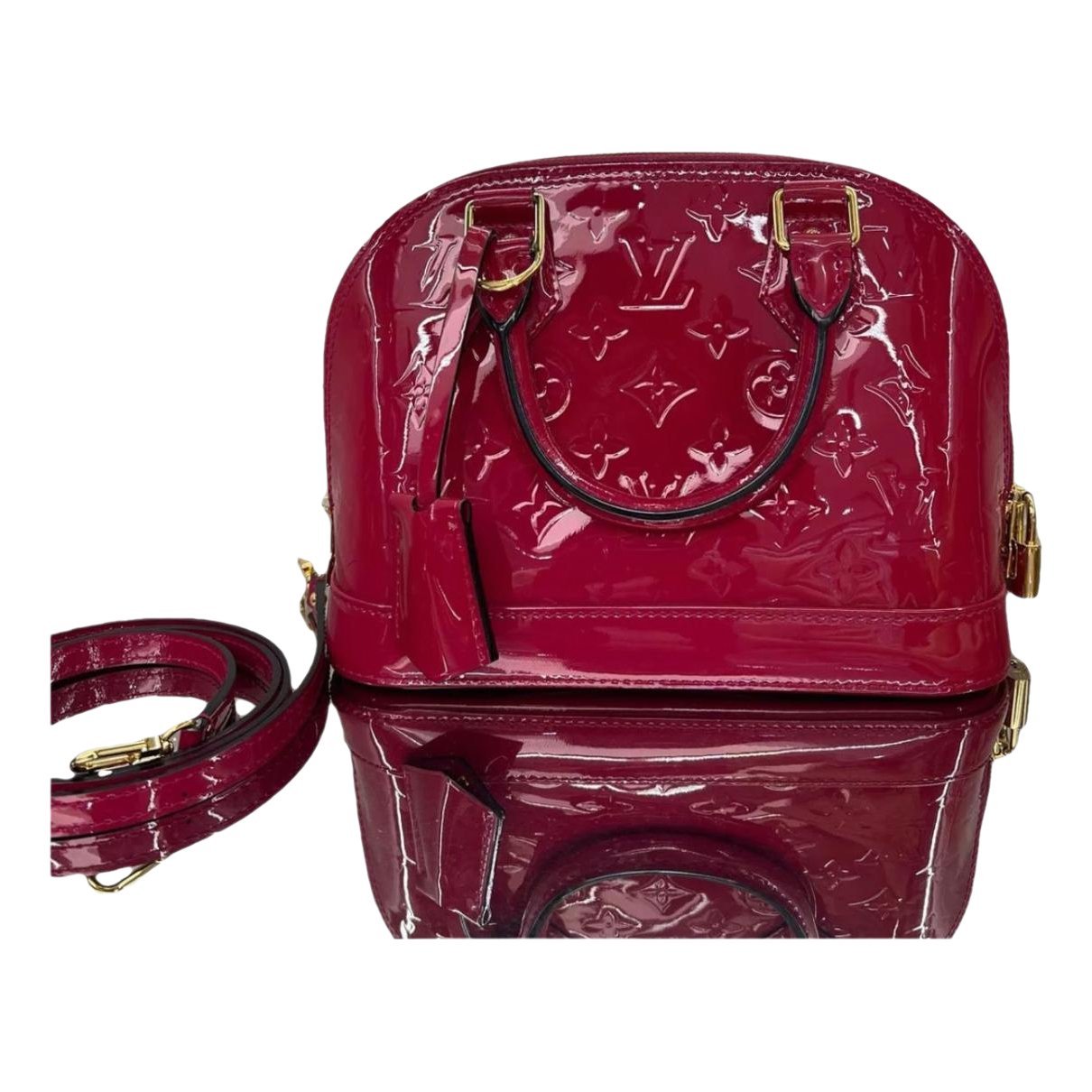 Alma BB patent leather handbag