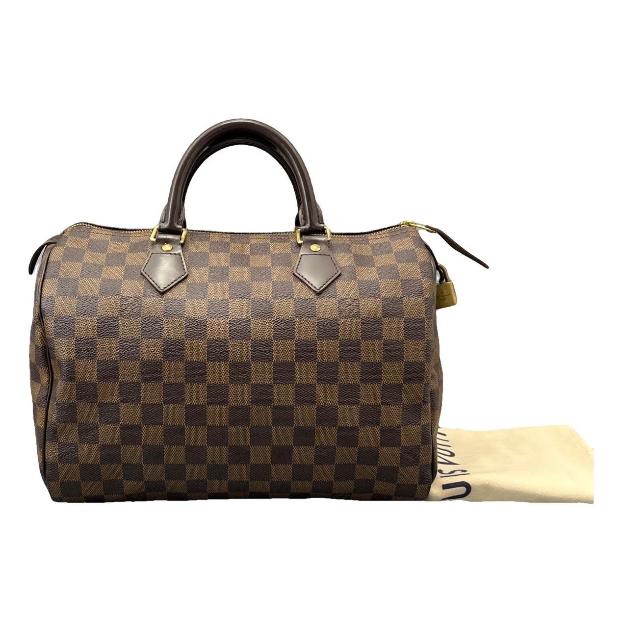 Speedy leather handbag