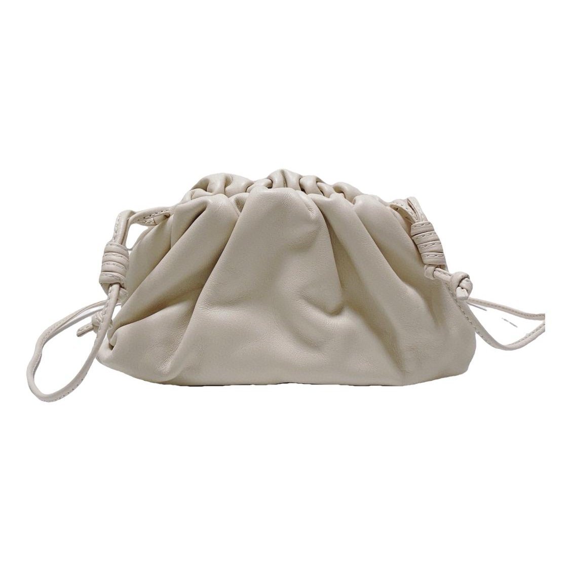 Pouch leather handbag