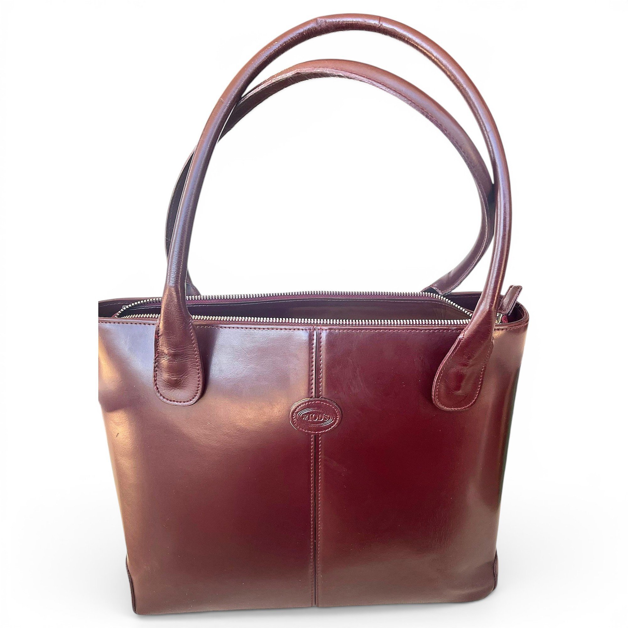 Leather tote