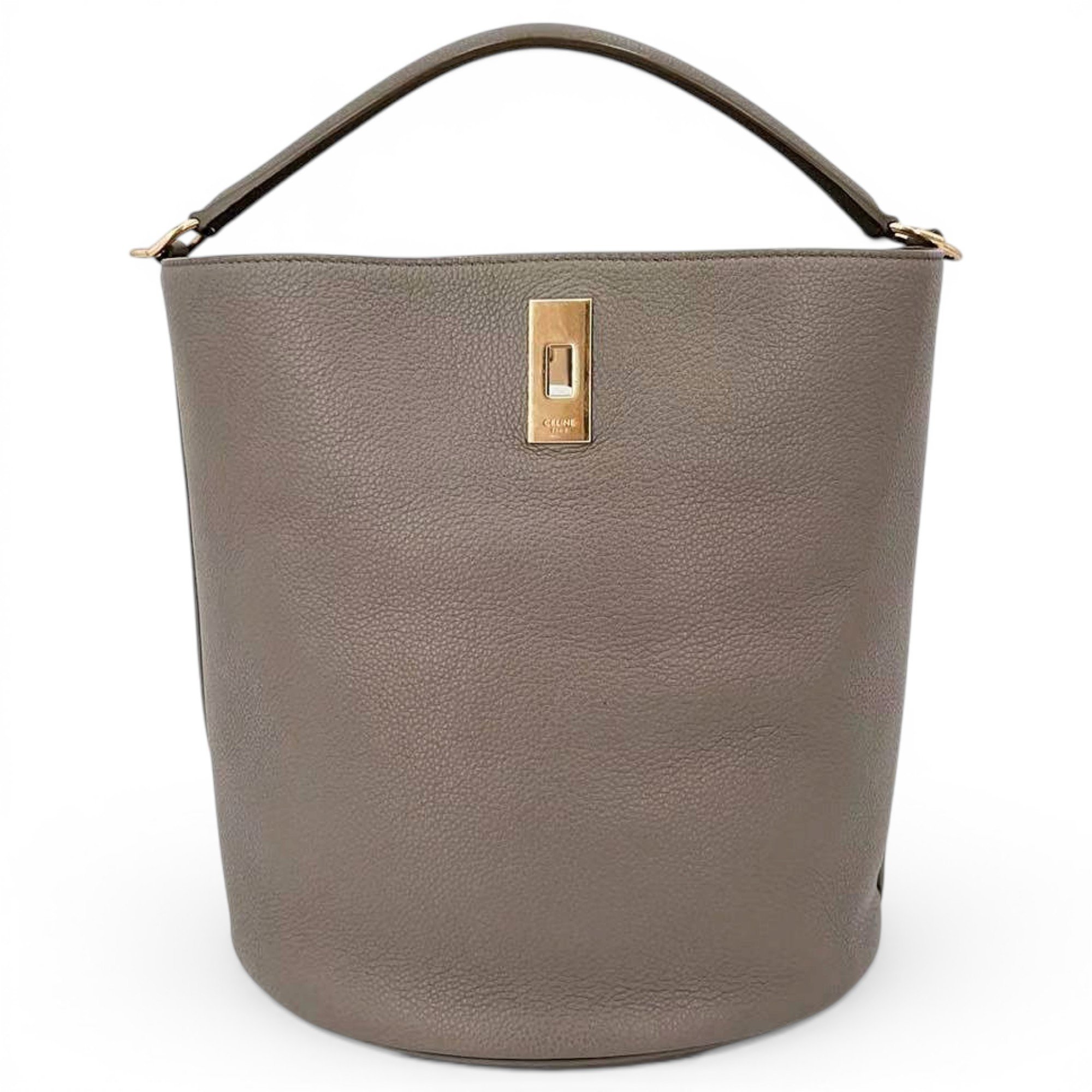 Seau Sangle leather handbag