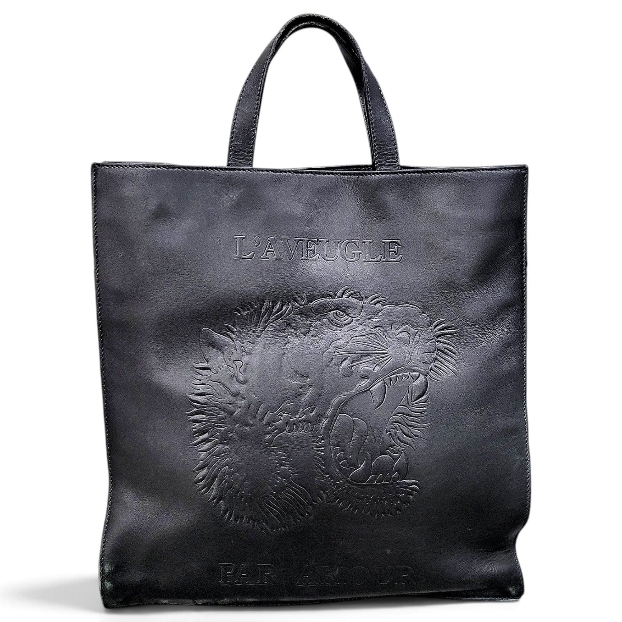 Bestiary tote leather handbag