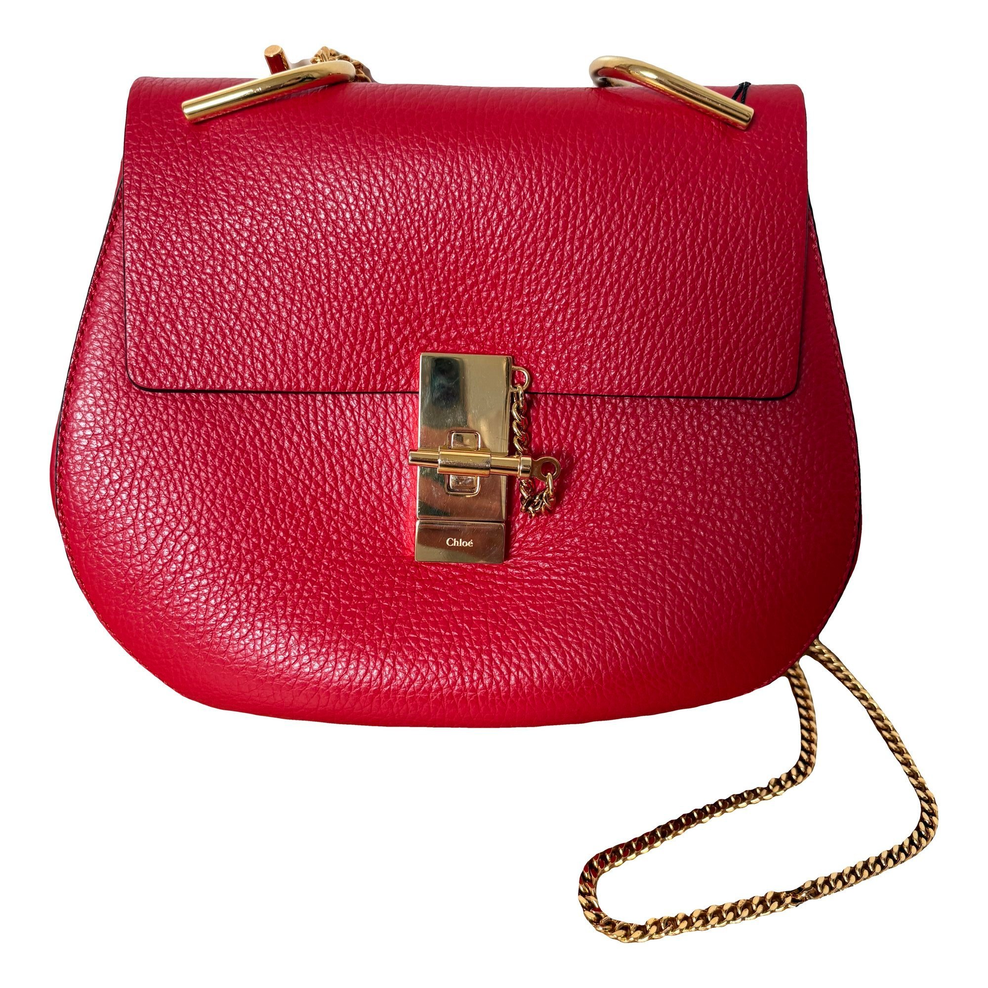 Drew leather crossbody bag