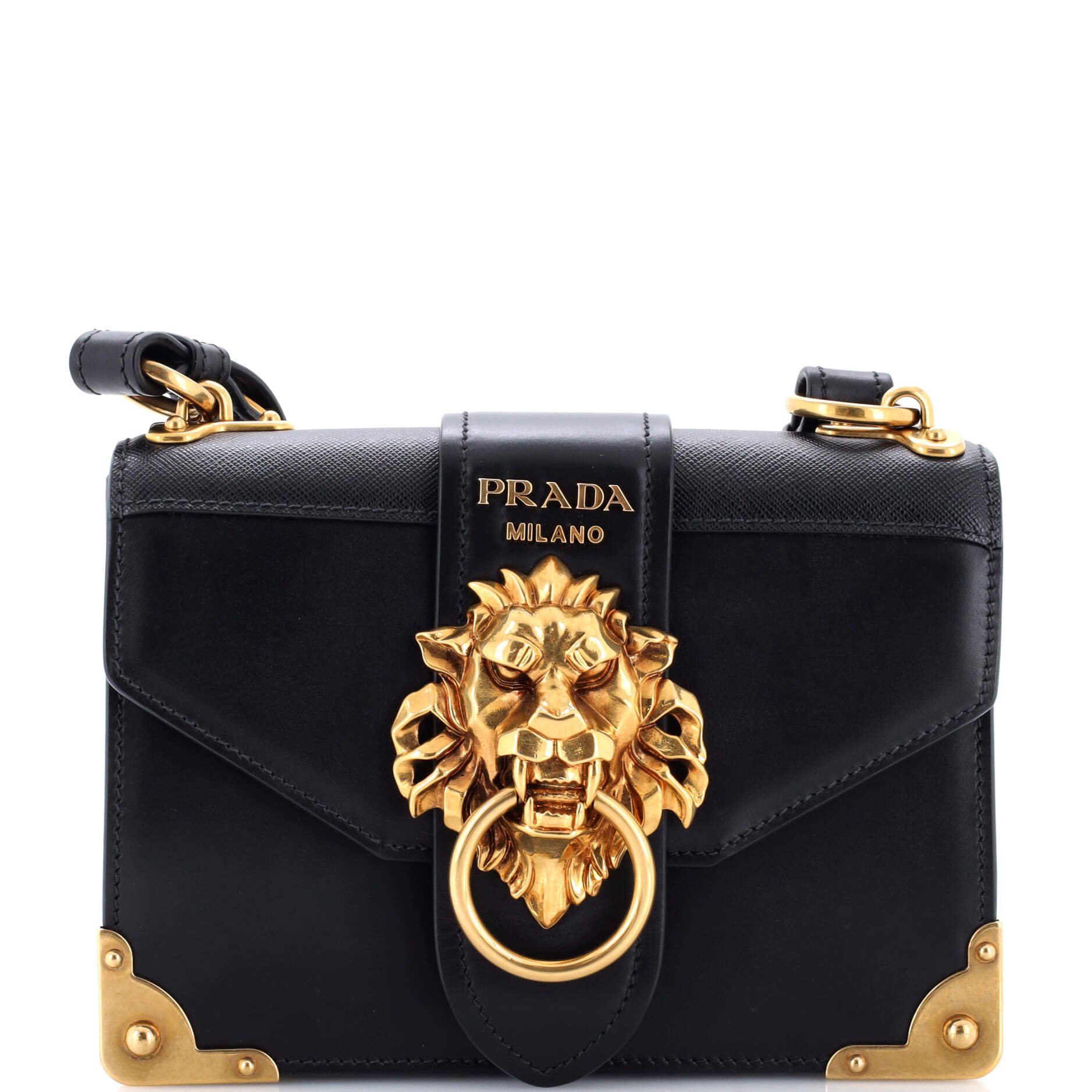 Animalier Cahier Crossbody Bag Leather Small