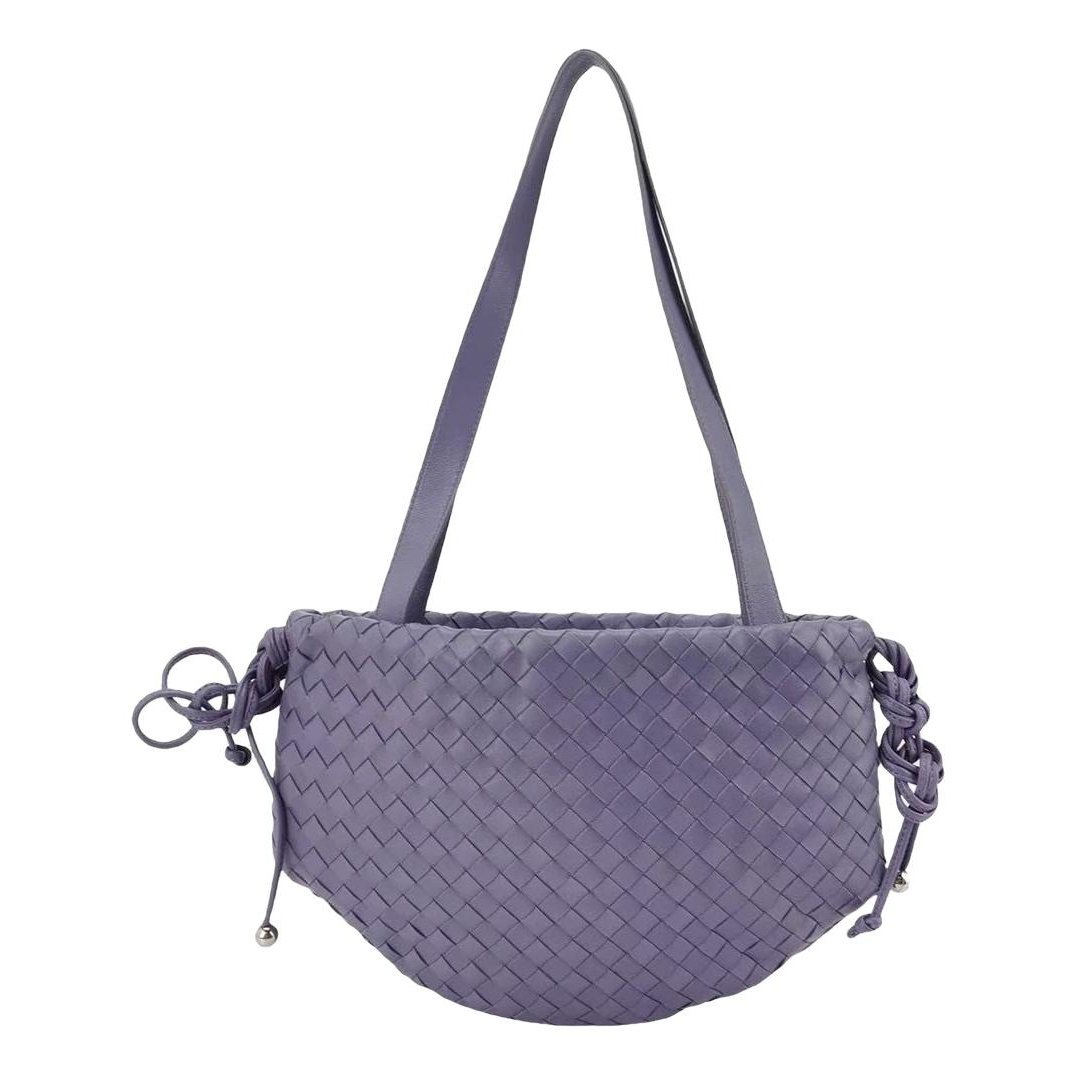 Bulb leather handbag