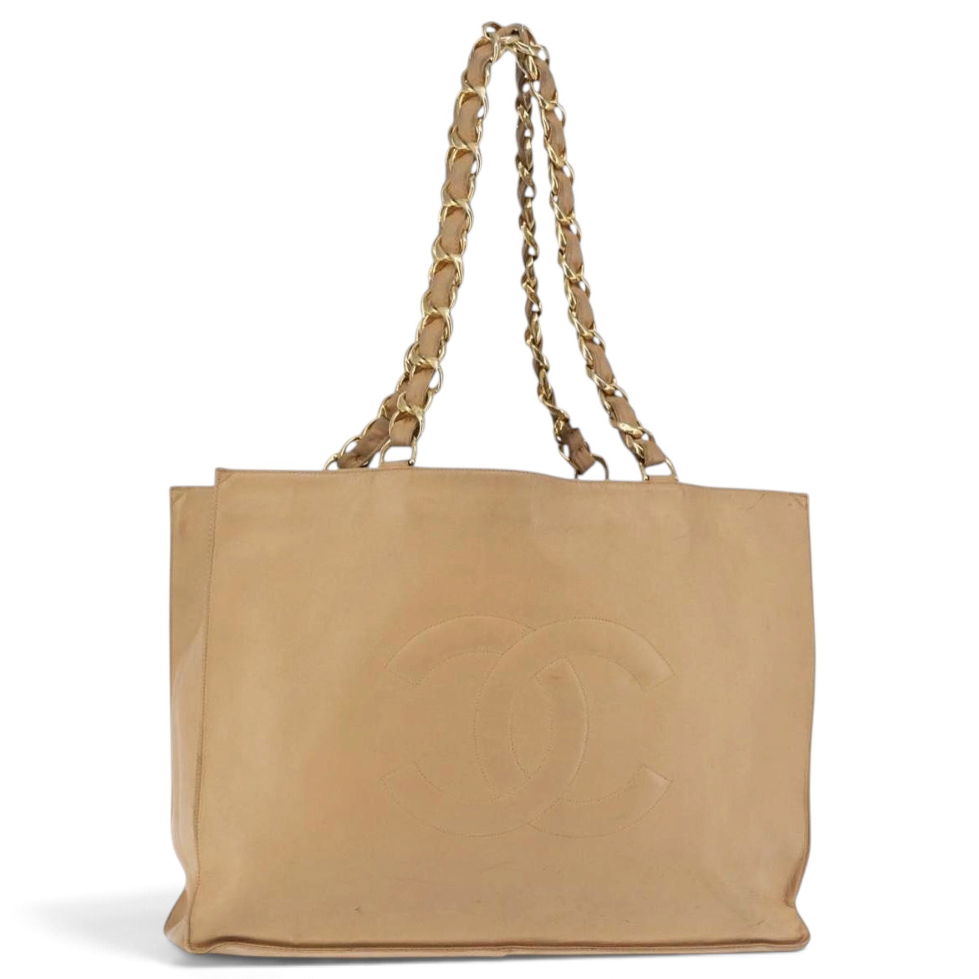 Leather tote