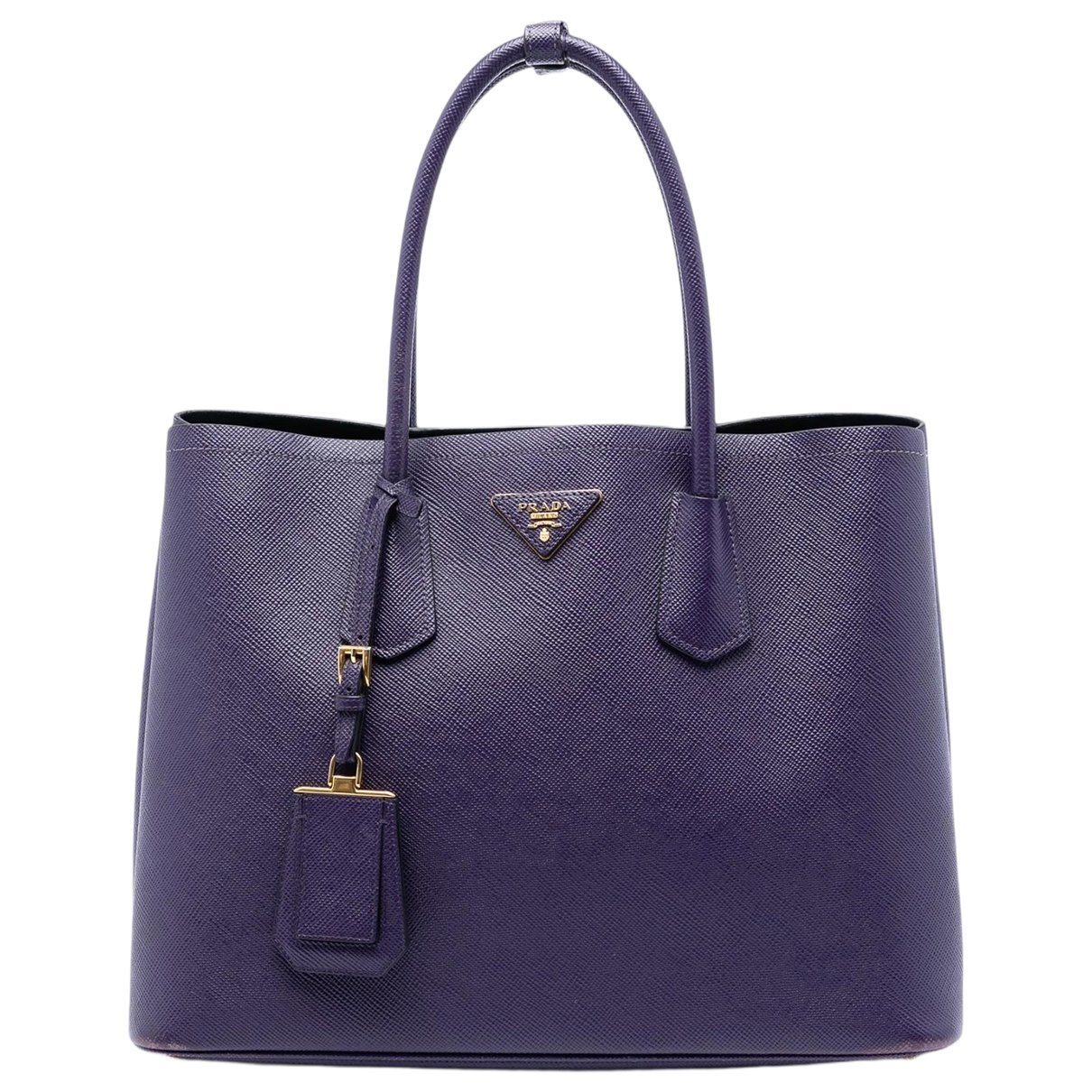 Double leather satchel