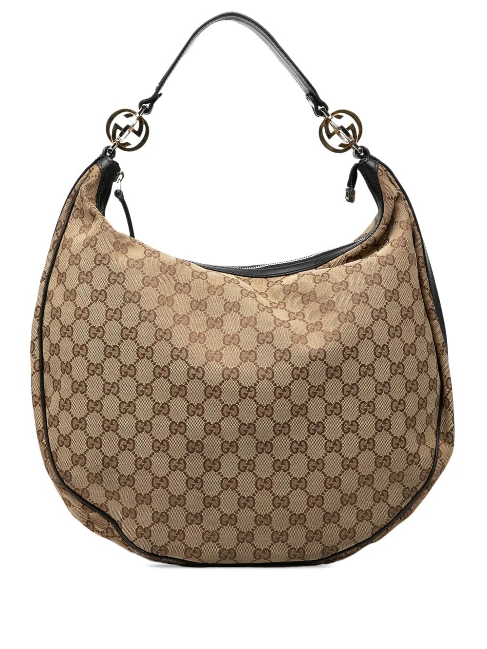 2000-2015 Large GG Canvas Twins hobo bag