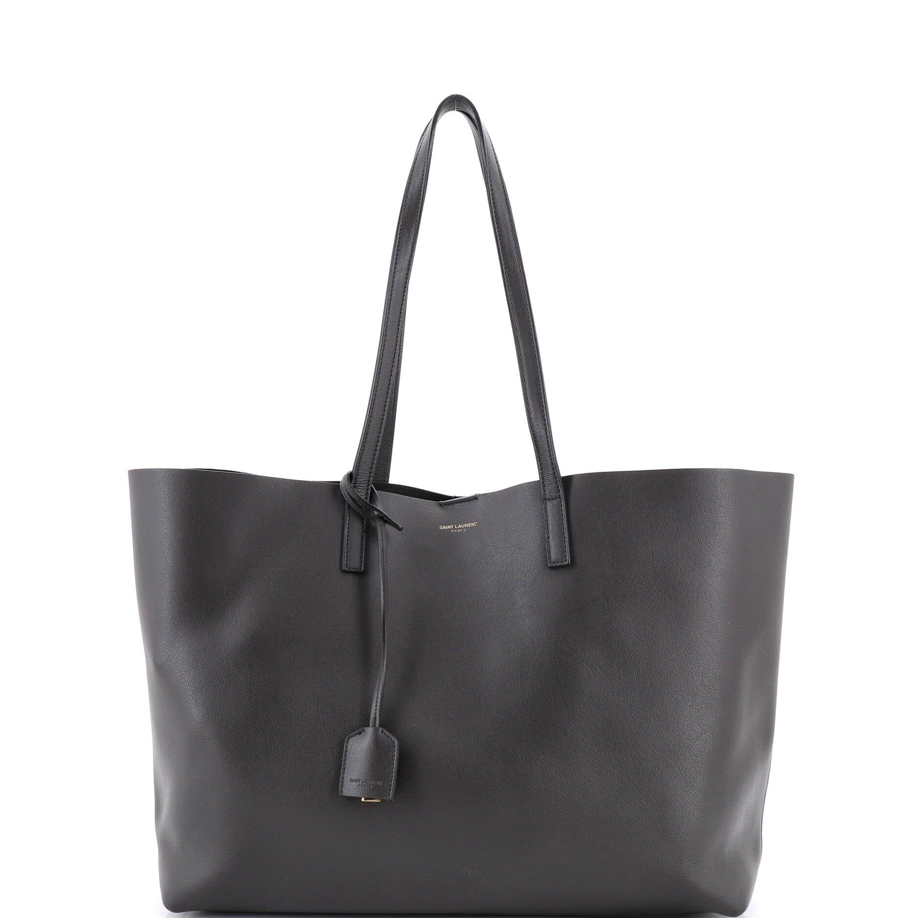 Saint Laurent Shopper Tote Leather Large