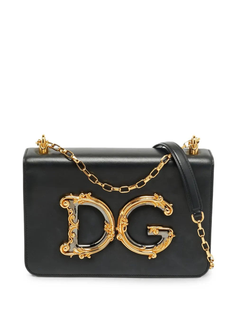 DG Girls logo-plaque shoulder bag