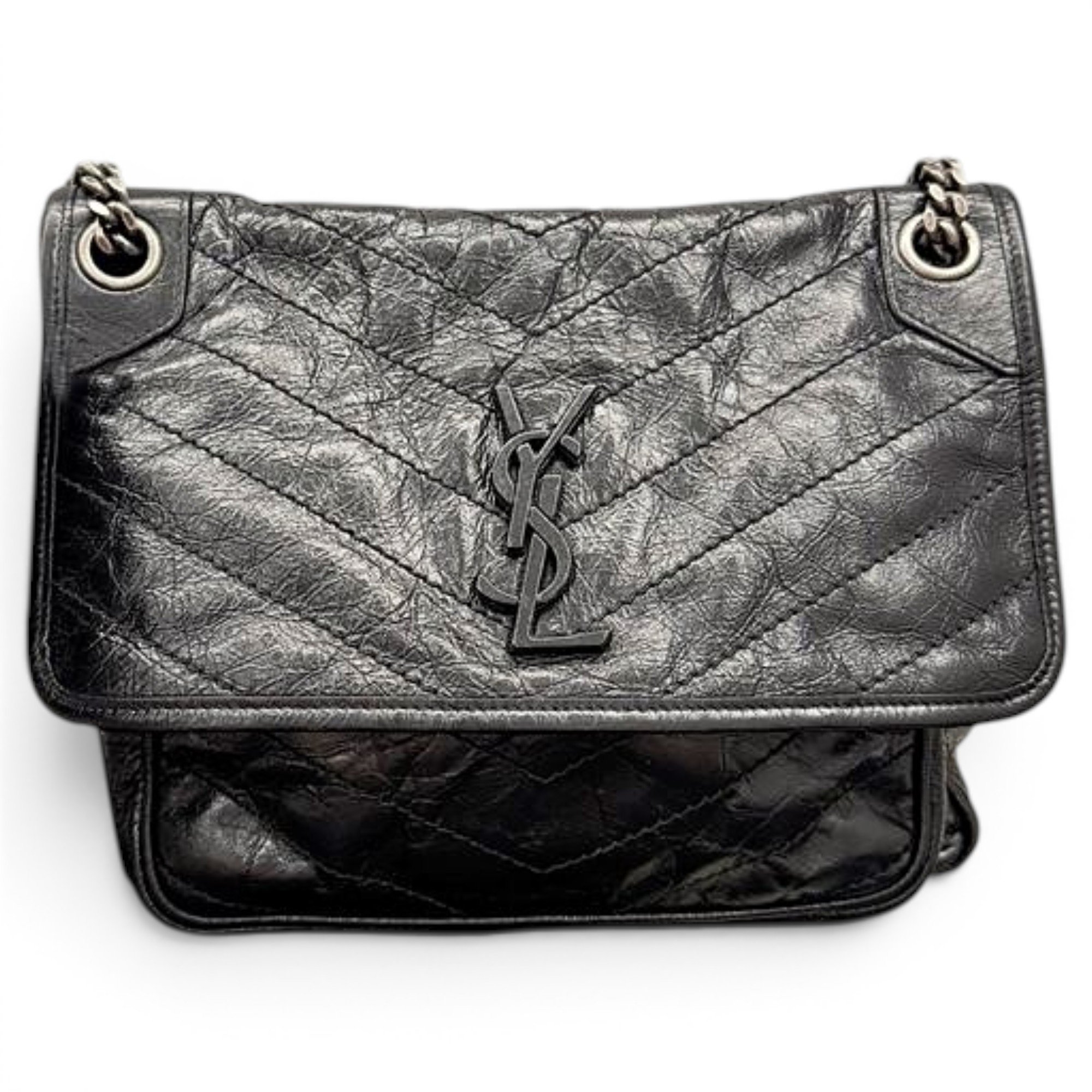 Niki leather crossbody bag