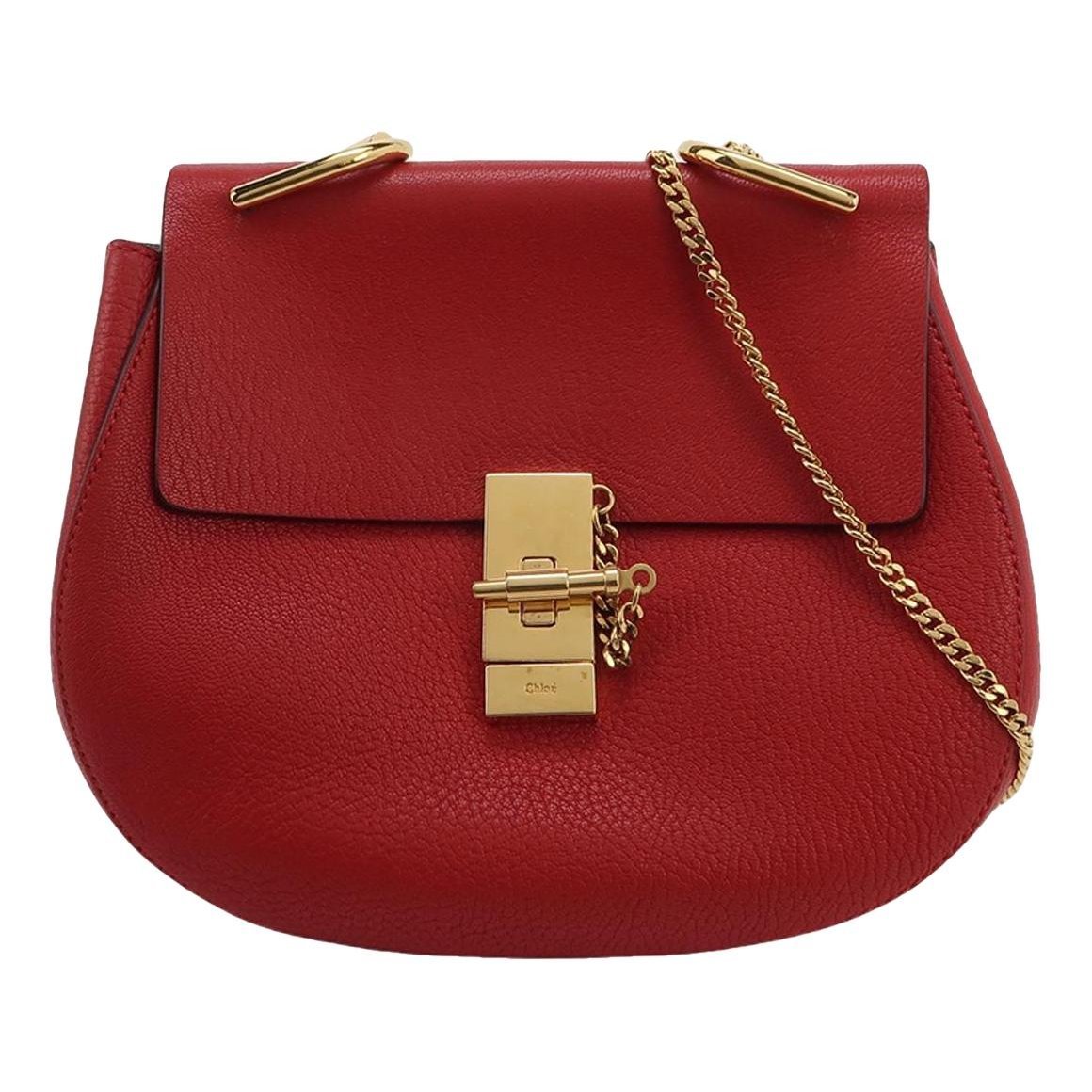 Drew leather crossbody bag