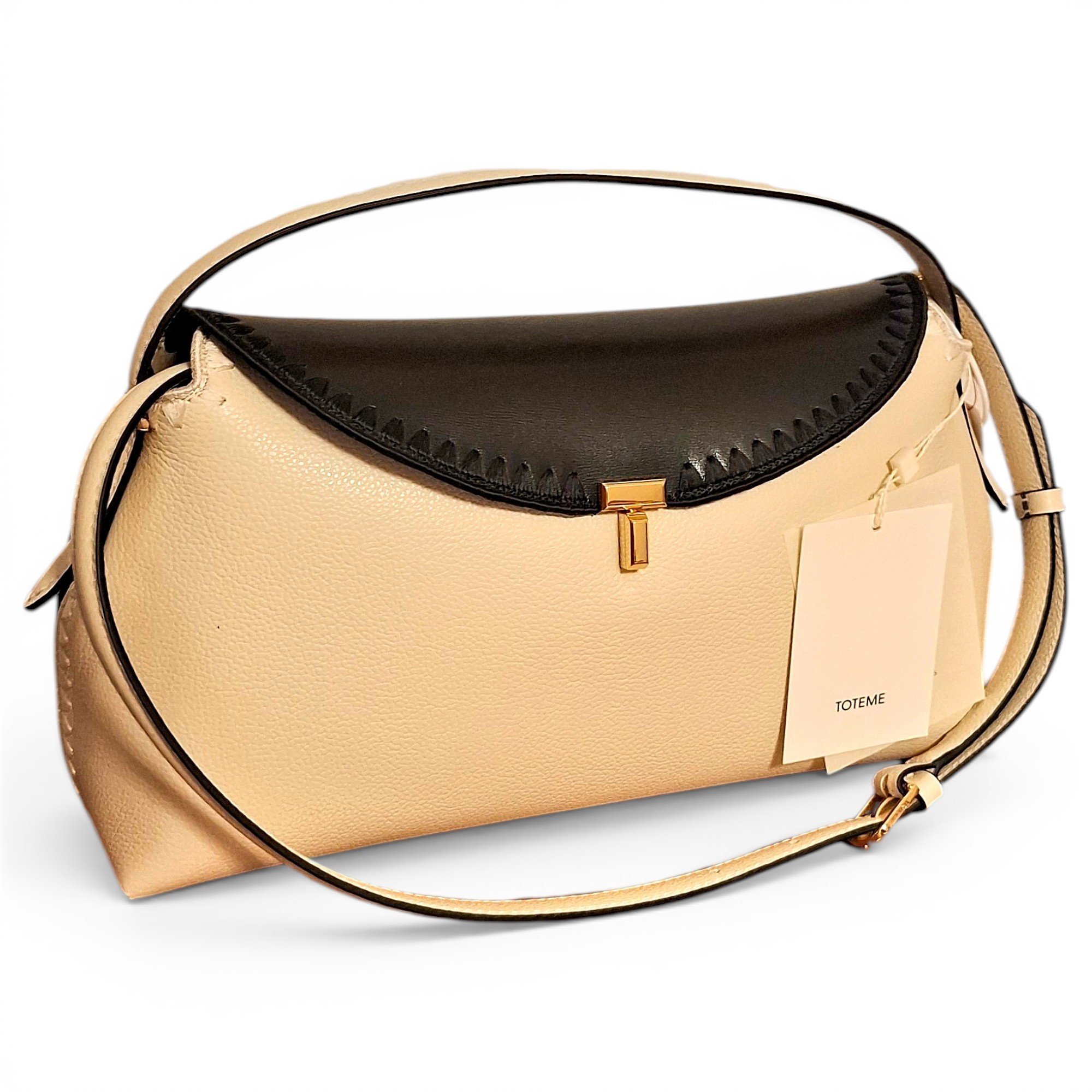 T-Lock leather tote