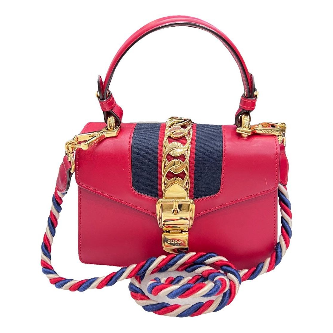 Sylvie Top Handle leather handbag