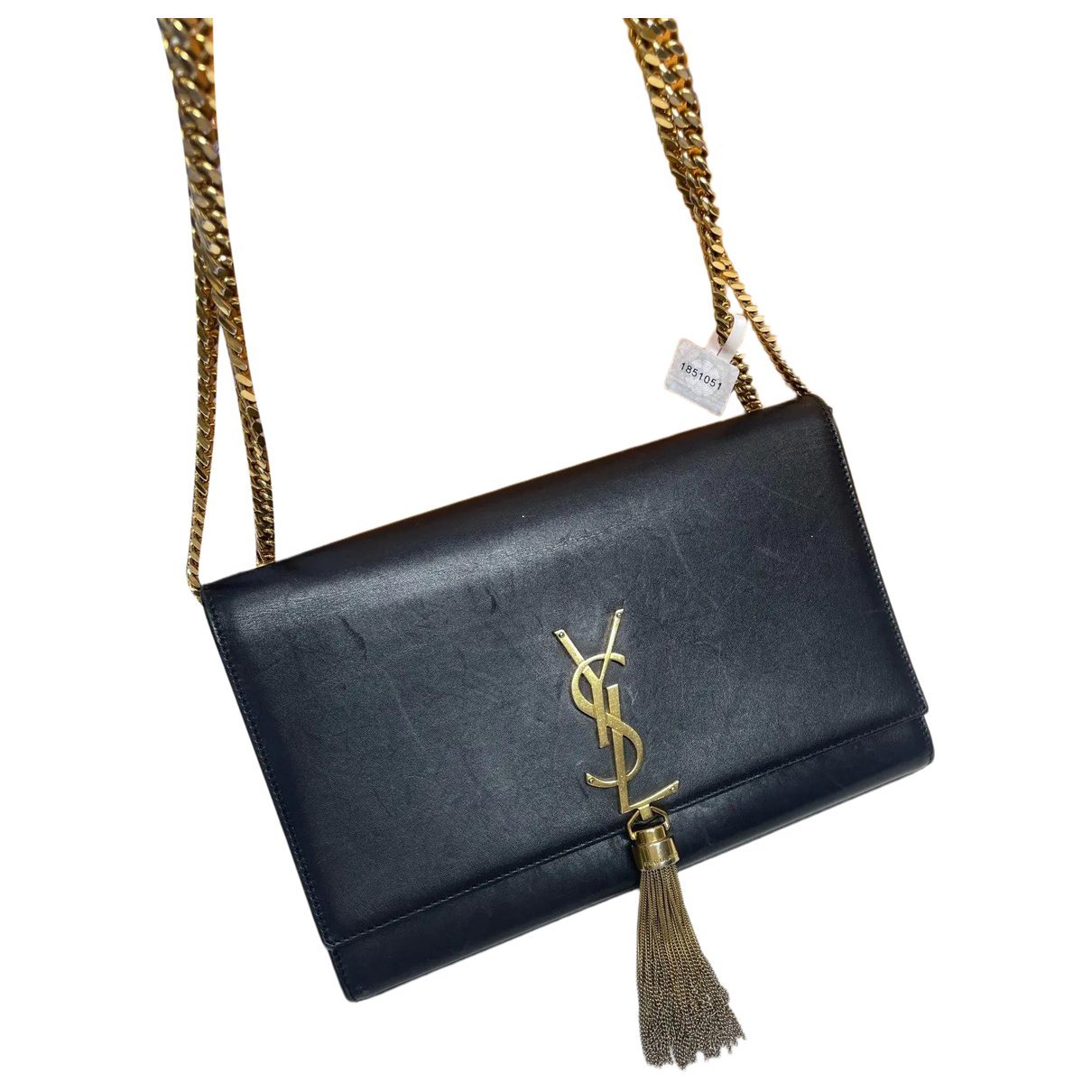 Pompom Kate leather crossbody bag