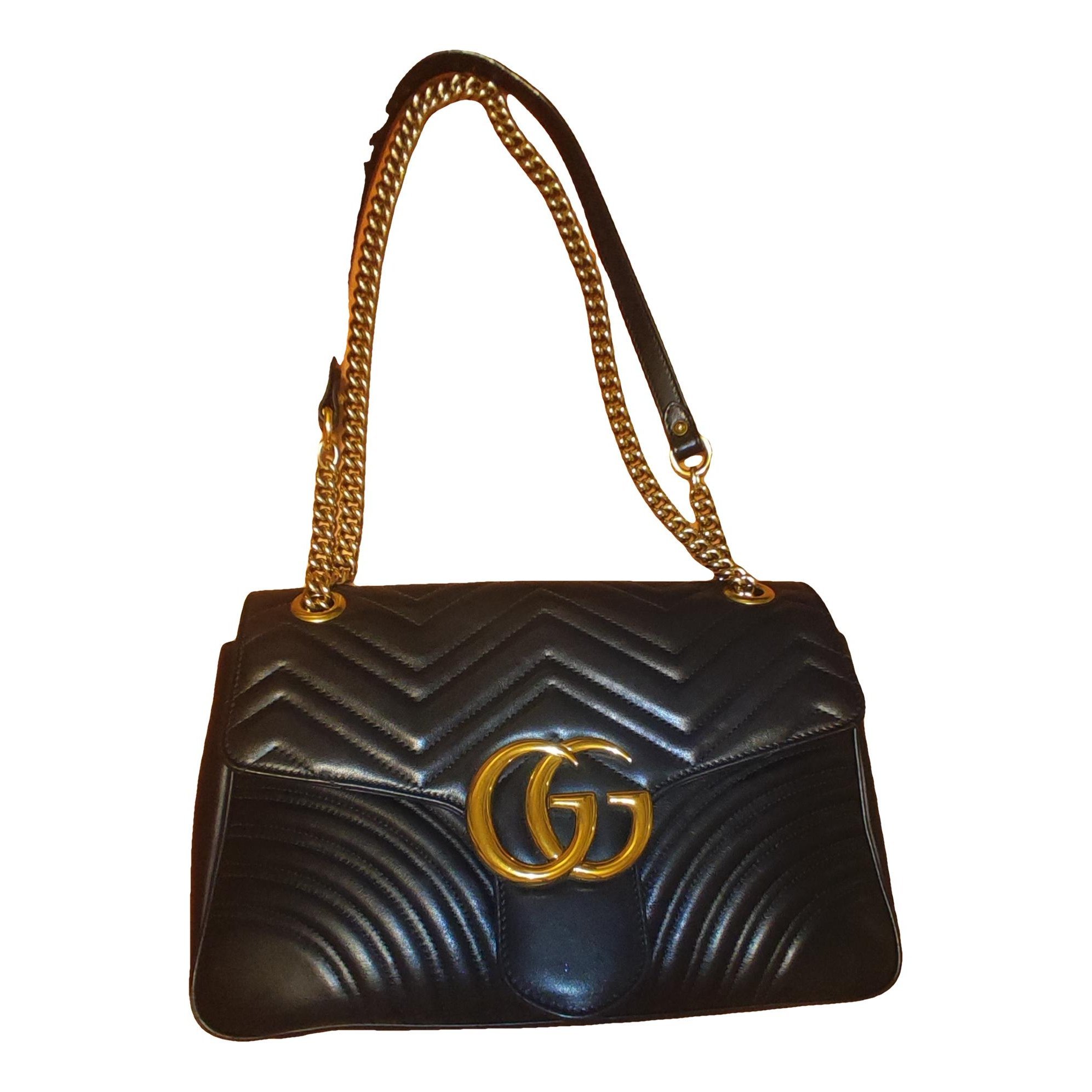 GG Marmont Flap leather crossbody bag