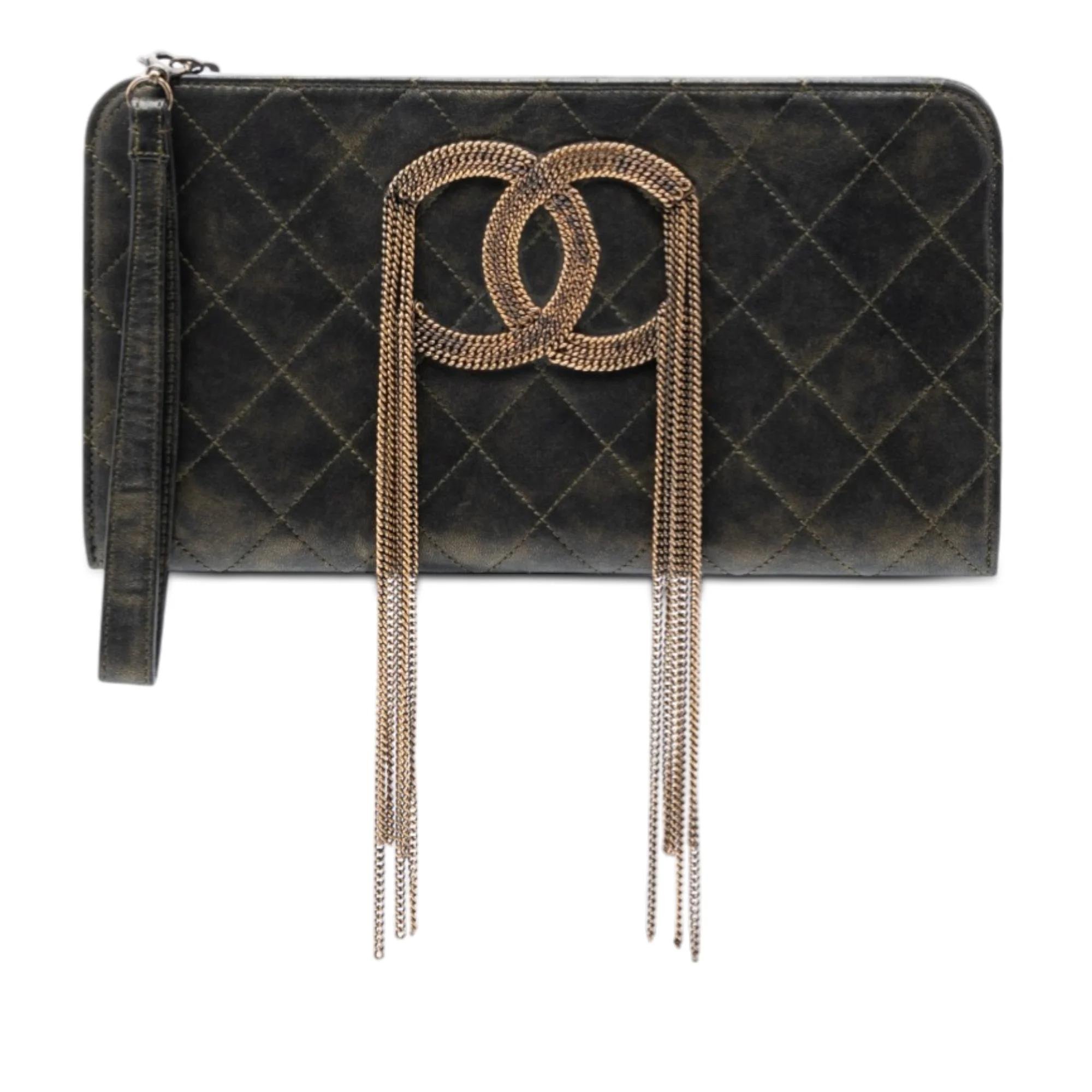 Wallet On Chain Timeless/Classique leather handbag