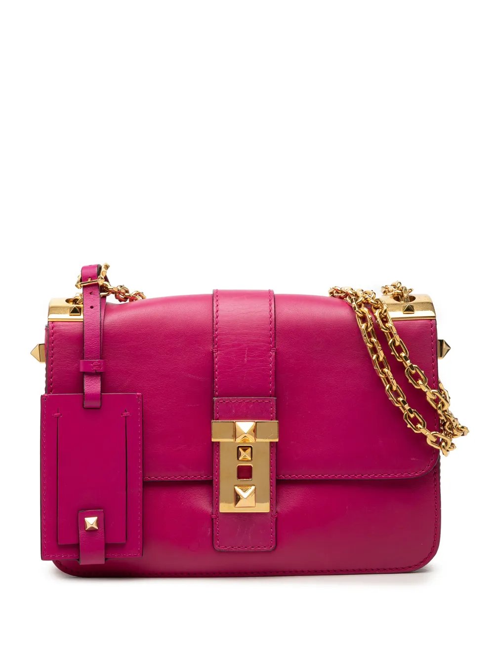 2000-2017 Leather B Rockstud Flap shoulder bag