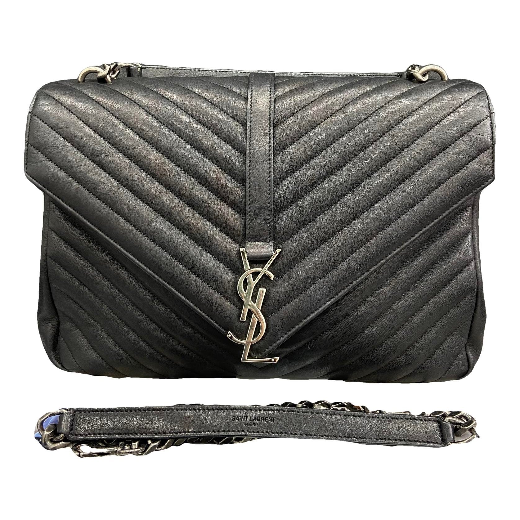 Collége monogramme leather handbag