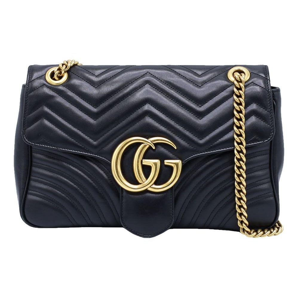 GG Marmont Flap leather handbag