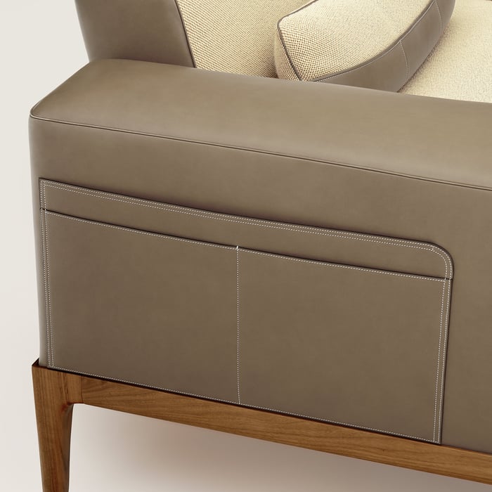 Sofa Sellier 2-seater With Chaise Lounge