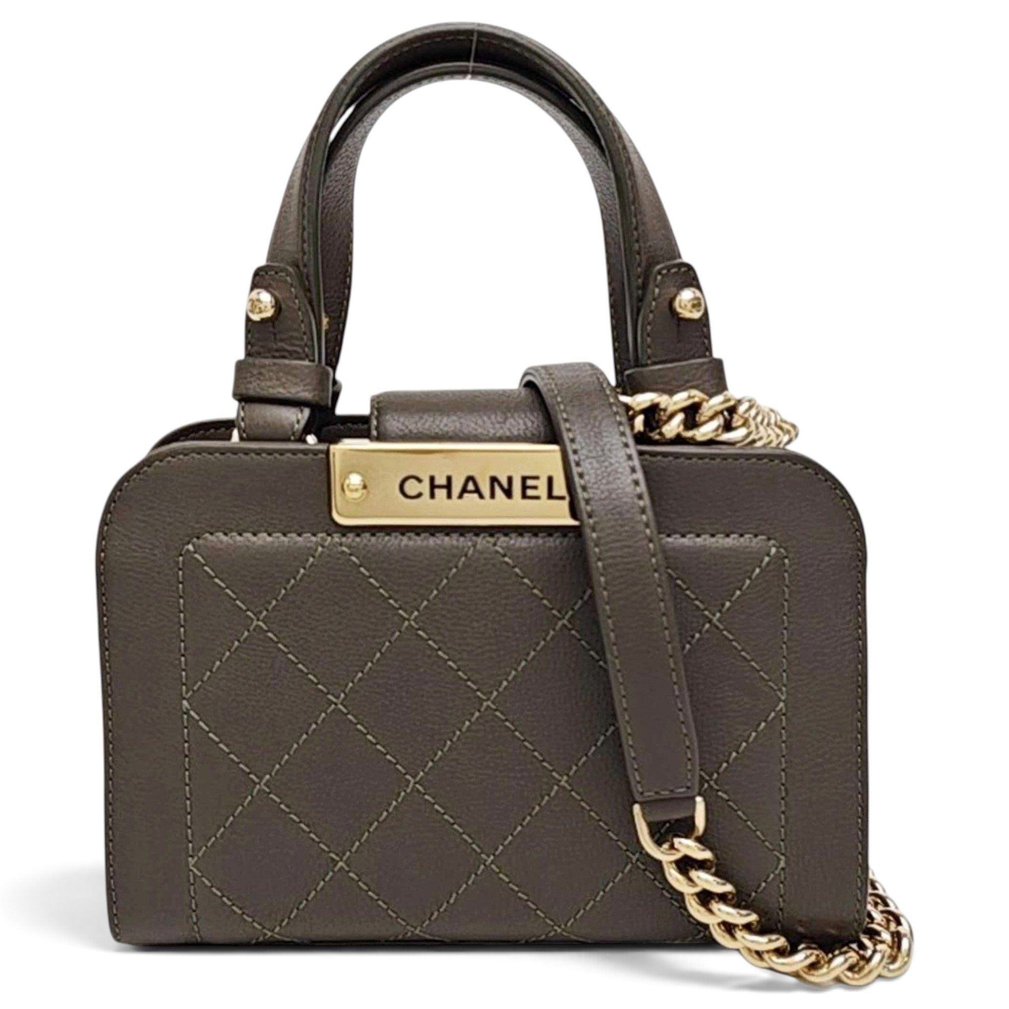 Leather handbag