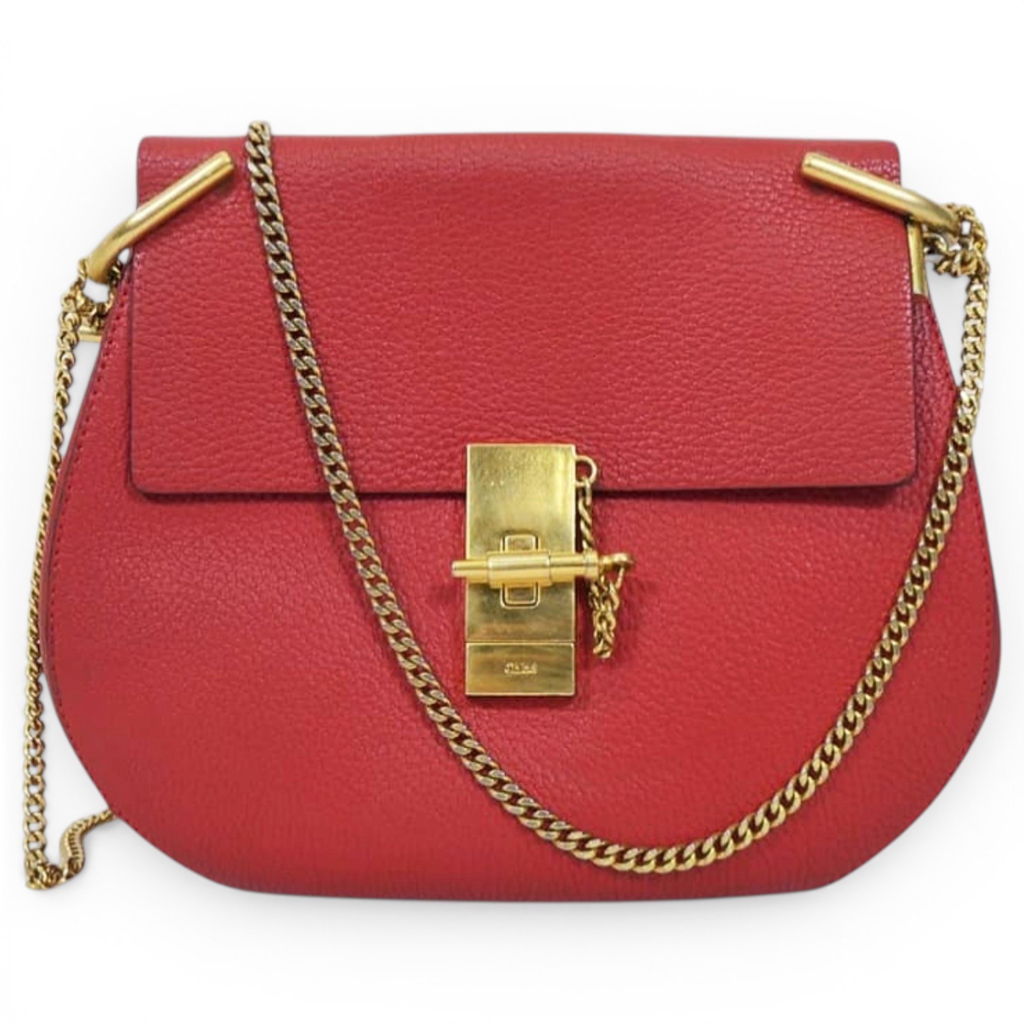 Drew leather crossbody bag