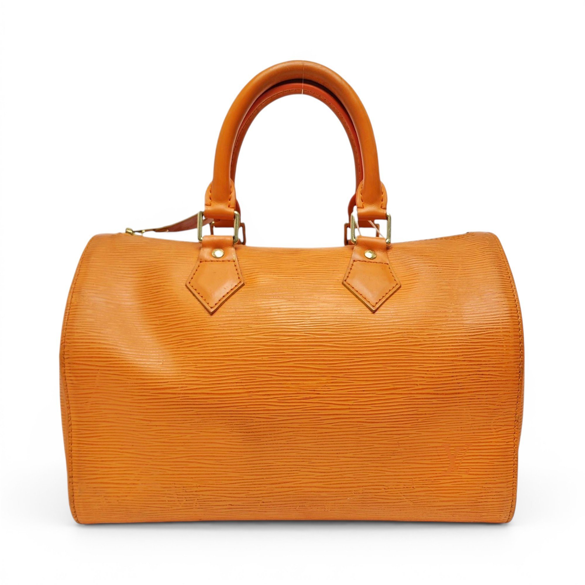 Speedy leather handbag