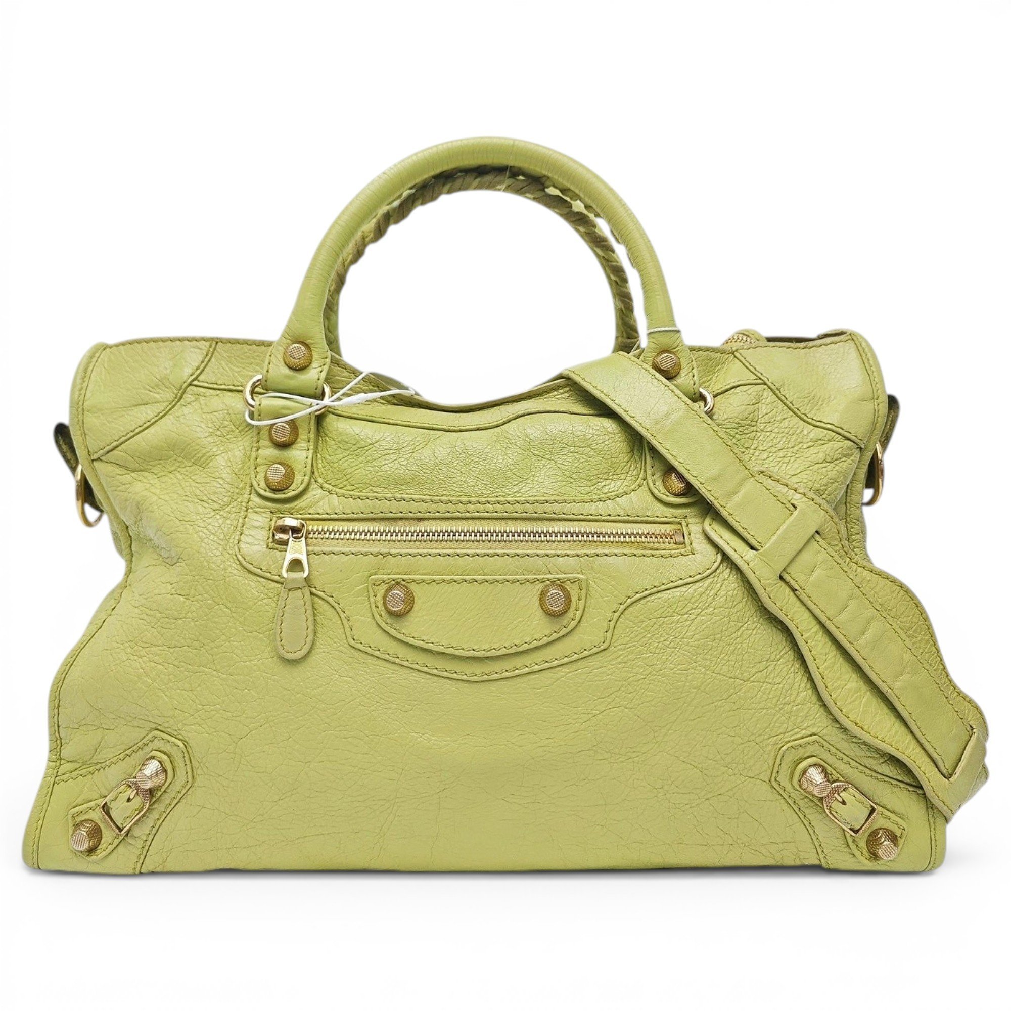 Leather handbag