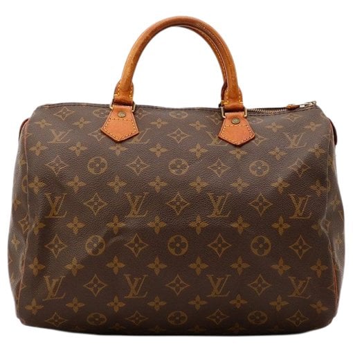 Speedy leather handbag